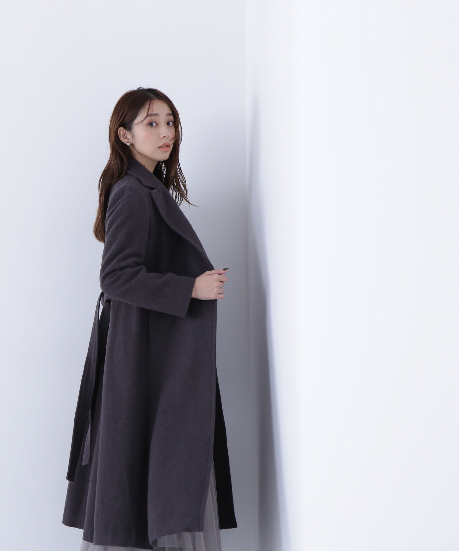  「テーラーベルテッドロングコート」|その他|