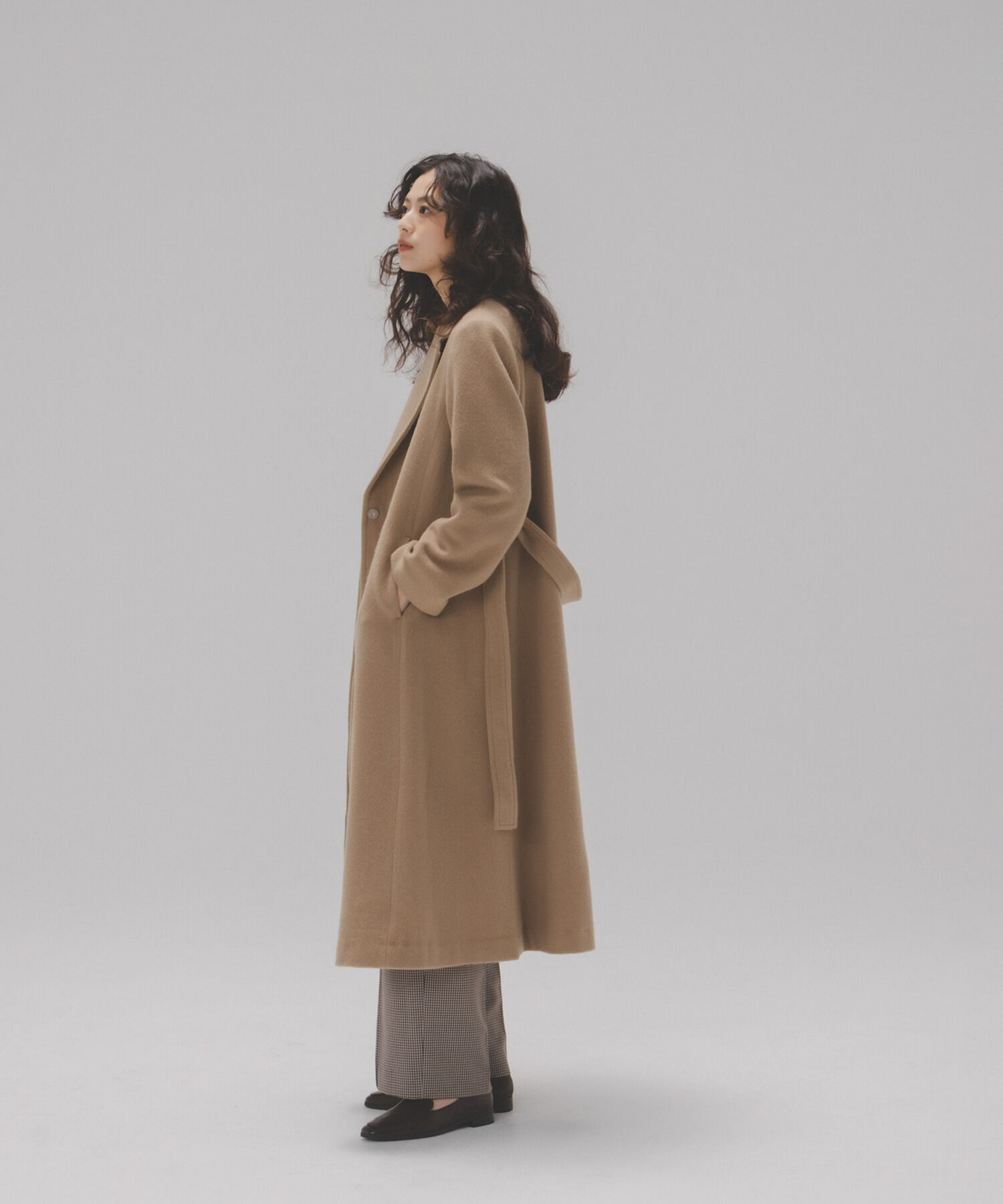  「テーラーベルテッドロングコート」|その他|