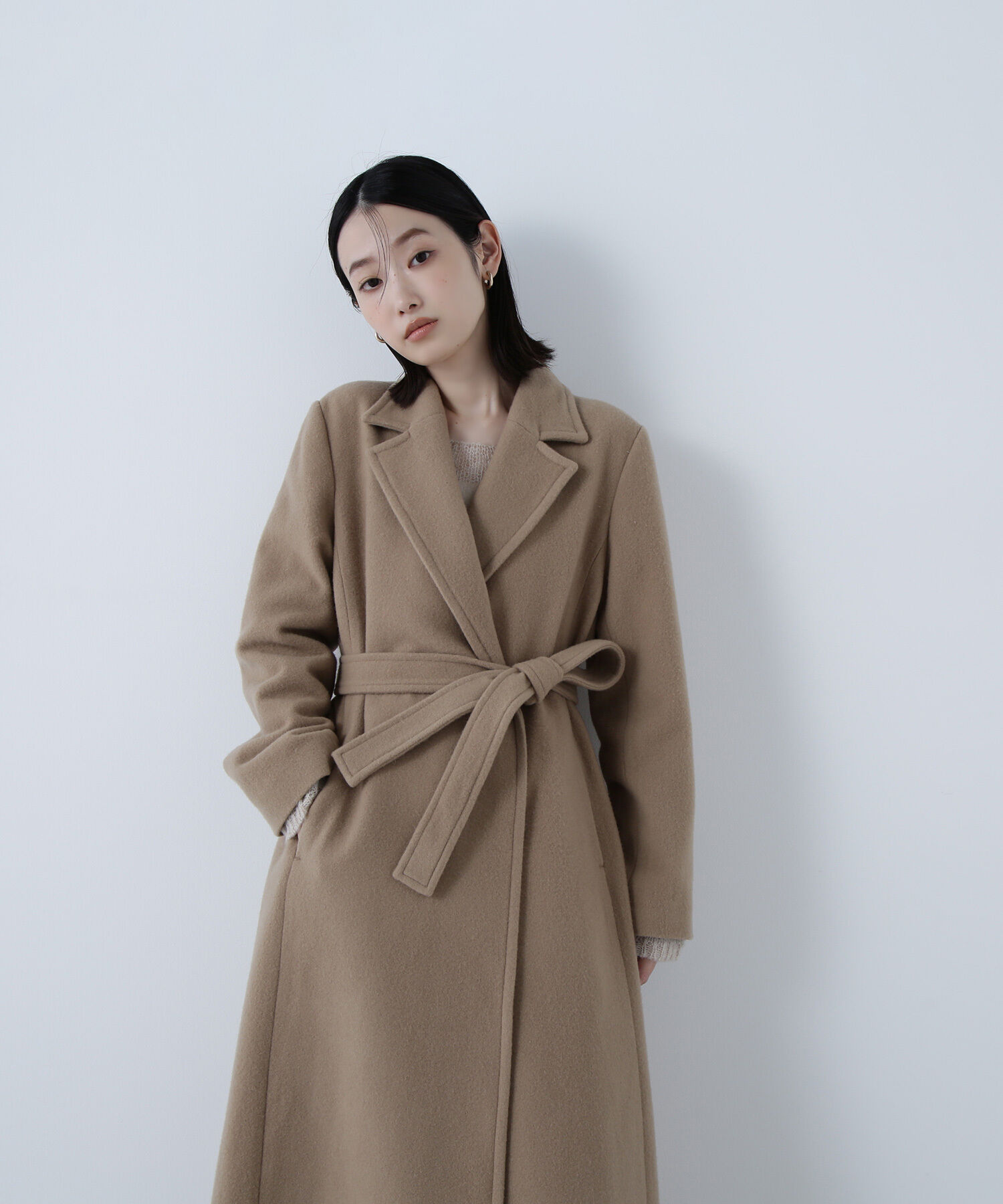  「テーラーベルテッドロングコート」|その他|