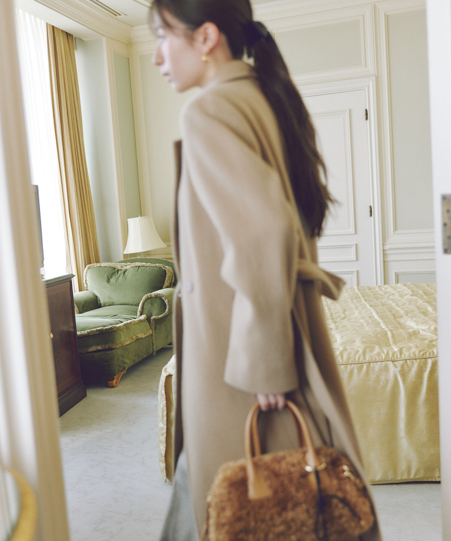  「テーラーベルテッドロングコート」|その他|