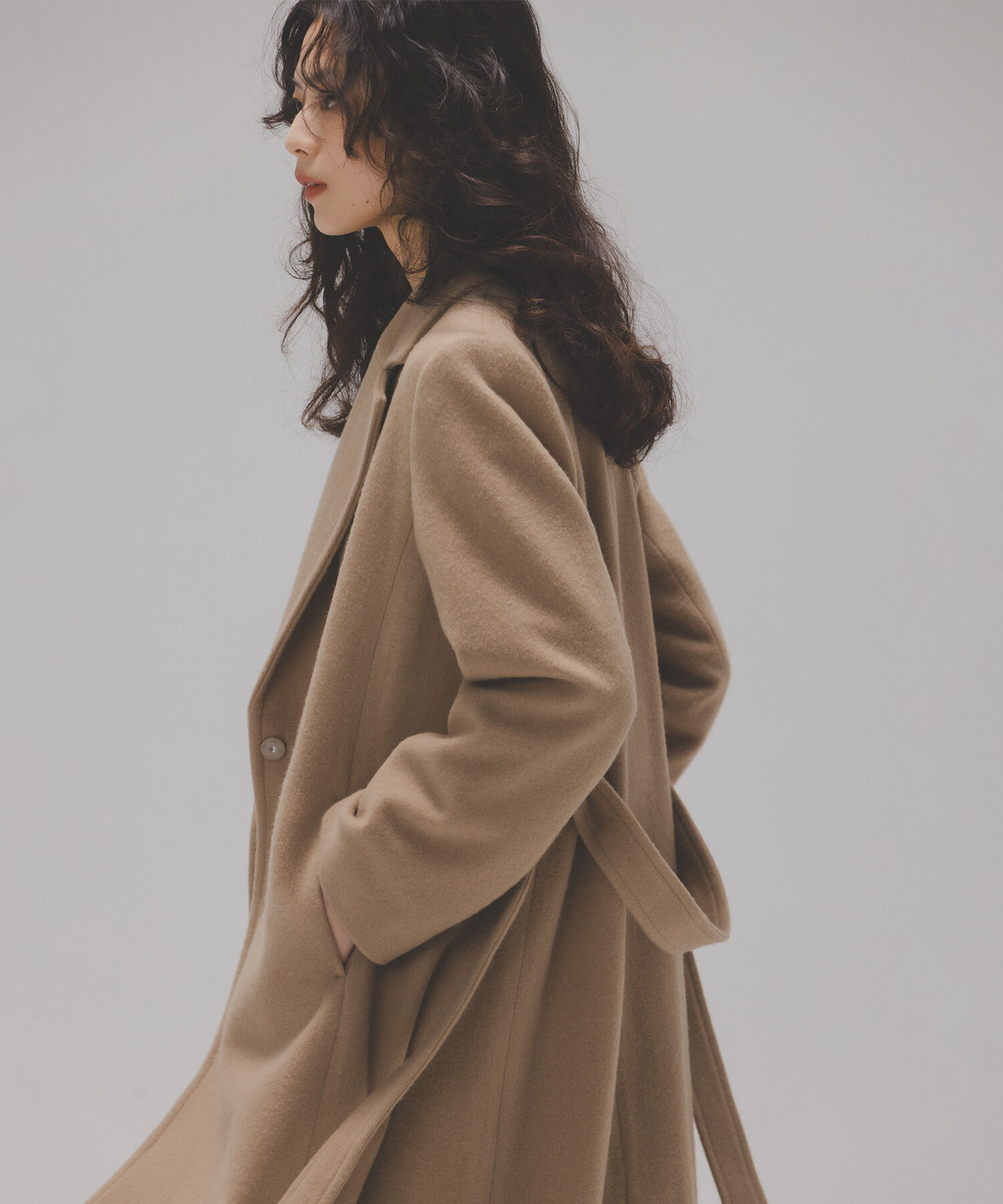  「テーラーベルテッドロングコート」|その他|