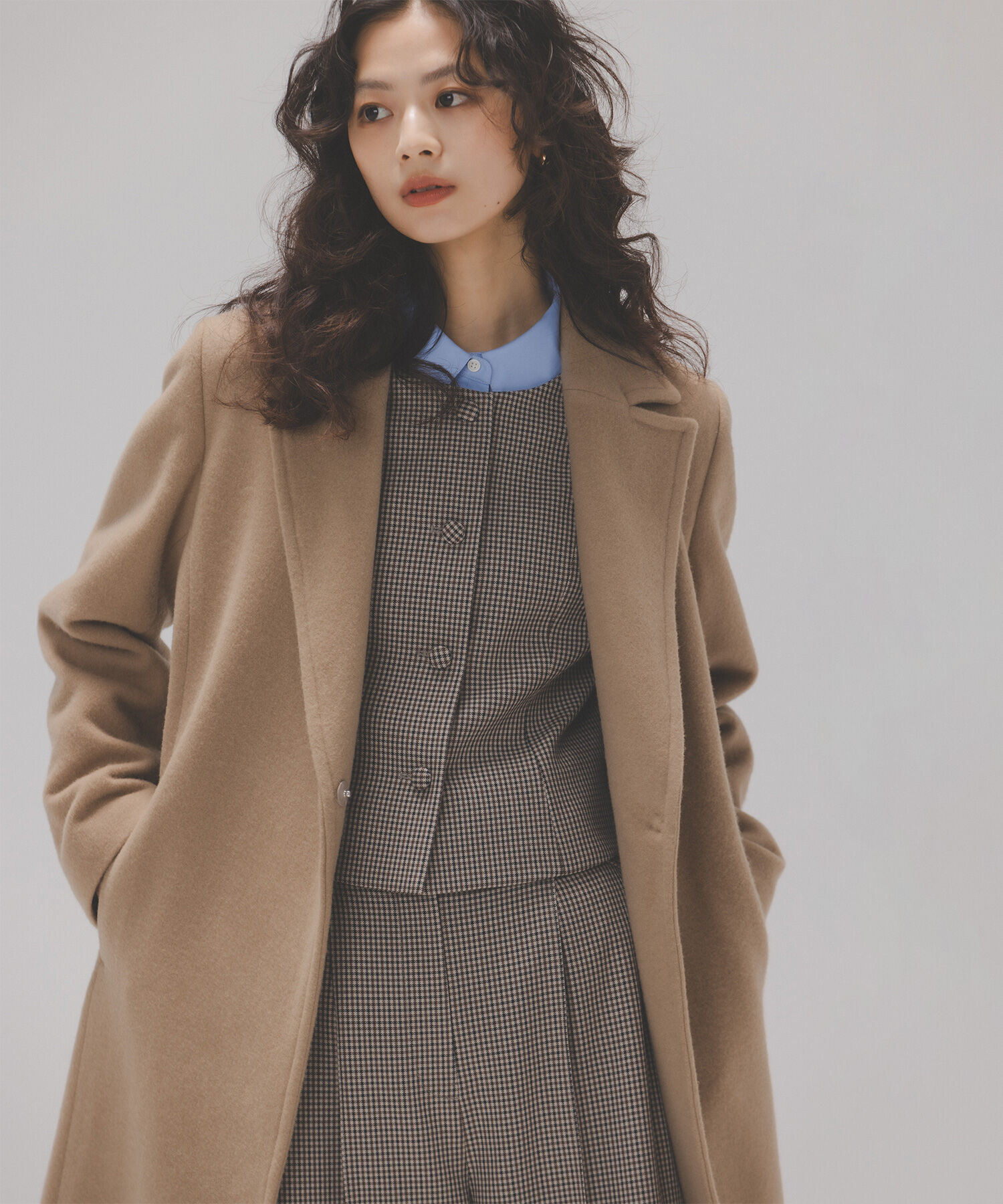  「テーラーベルテッドロングコート」|その他|