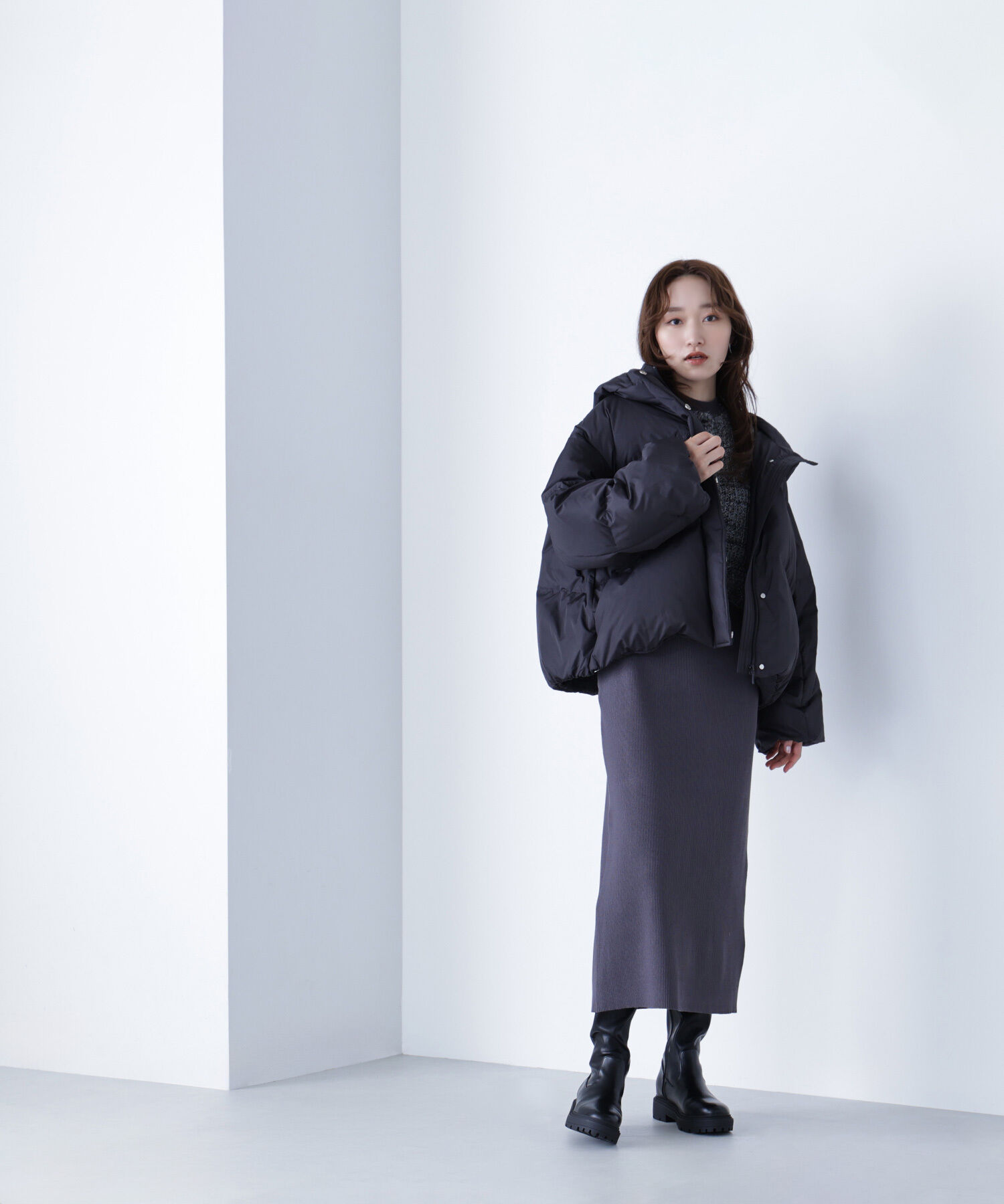  「ショートフードダウン」|ブルゾン・スタジャン|