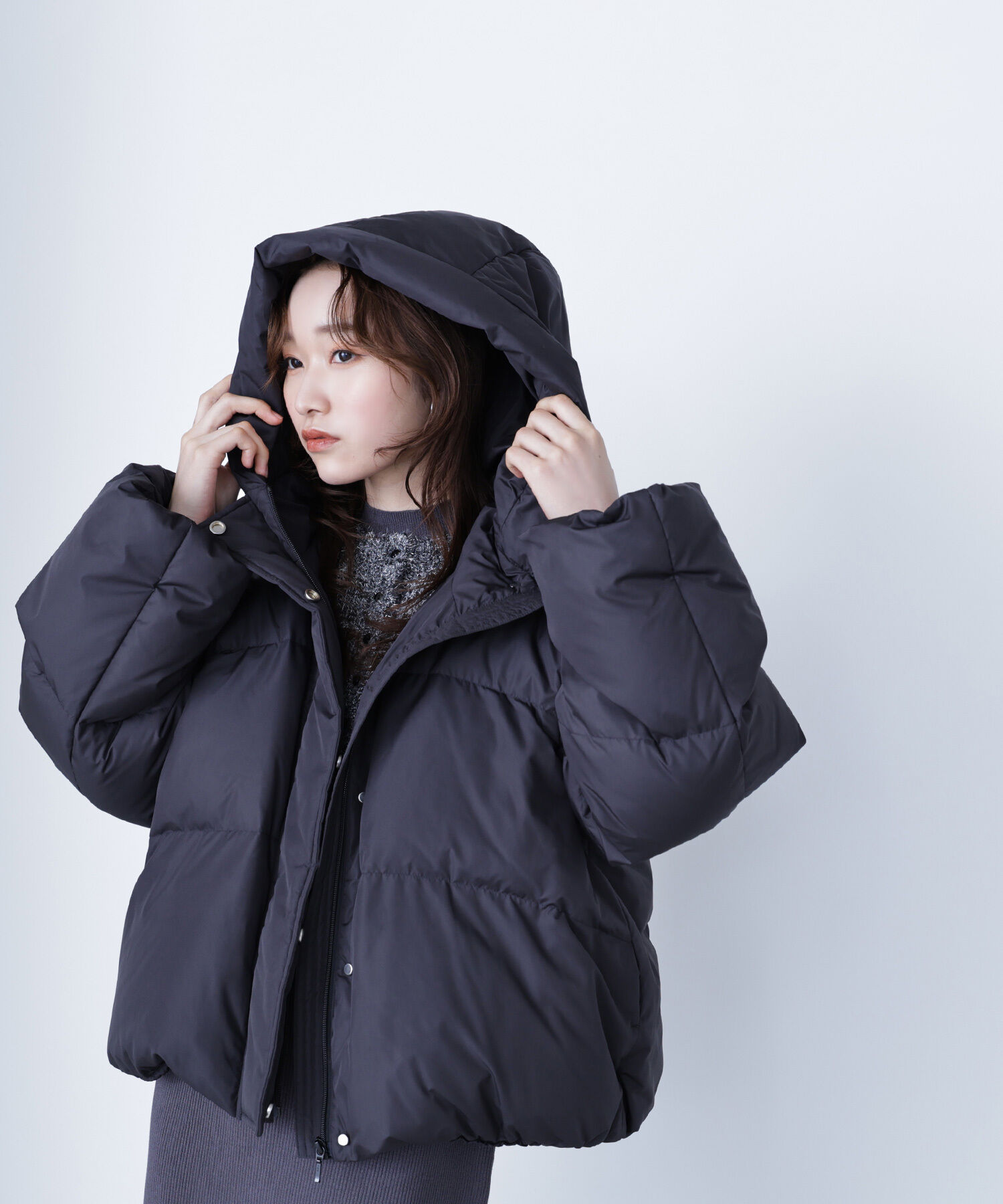  「ショートフードダウン」|ブルゾン・スタジャン|