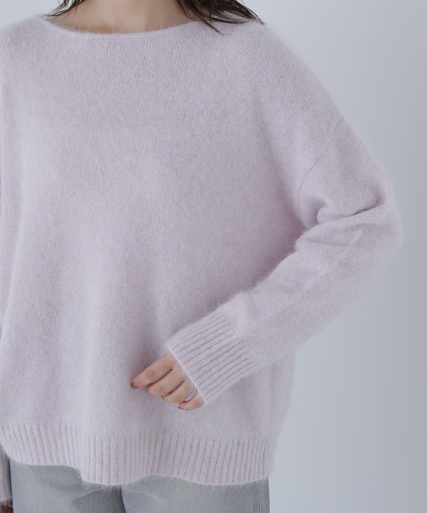  「フォックス混オーバーニット」|ニット・セーター|