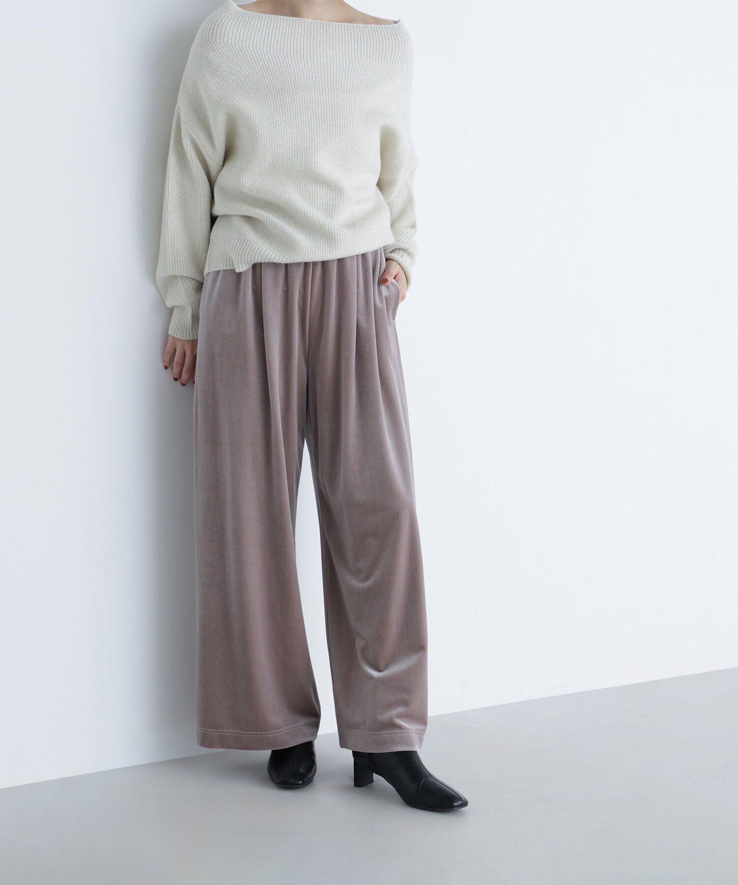  「ベロアイージーパンツ」|その他|