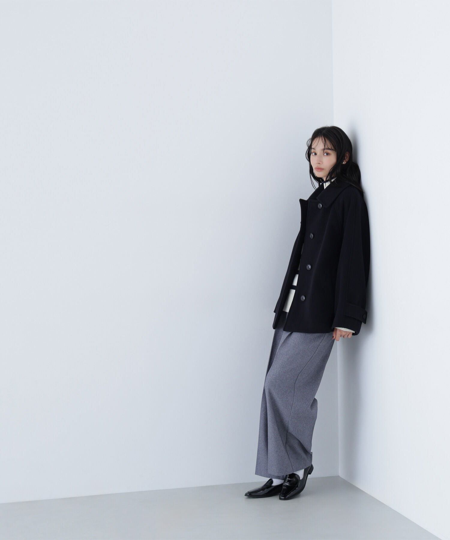  「ステンカラーハーフコート」|ブルゾン・スタジャン|