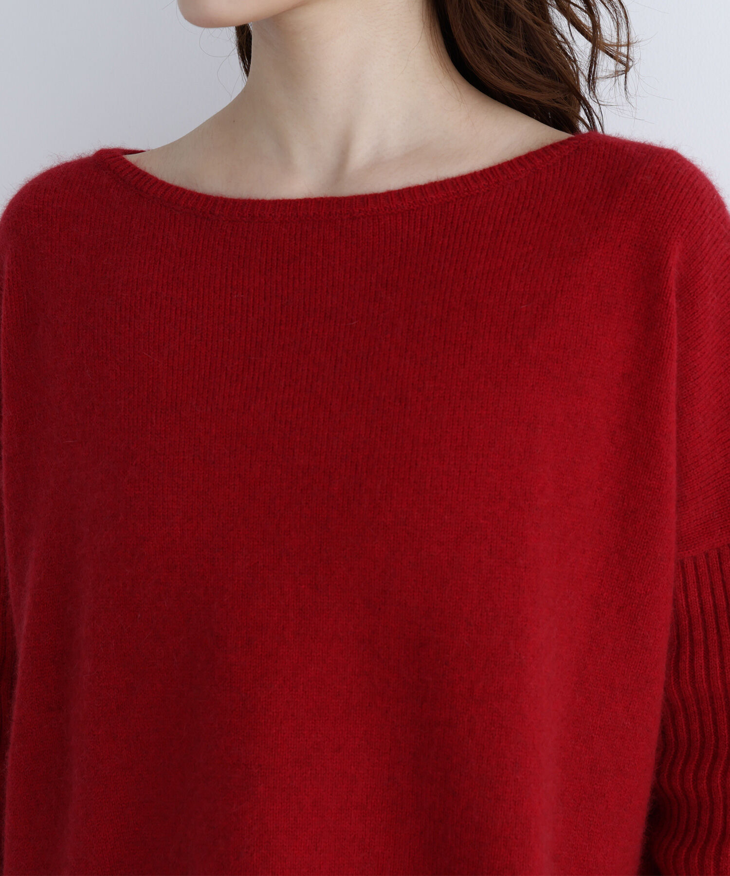  「ウールブレンドヘアリーニット」|ニット・セーター|