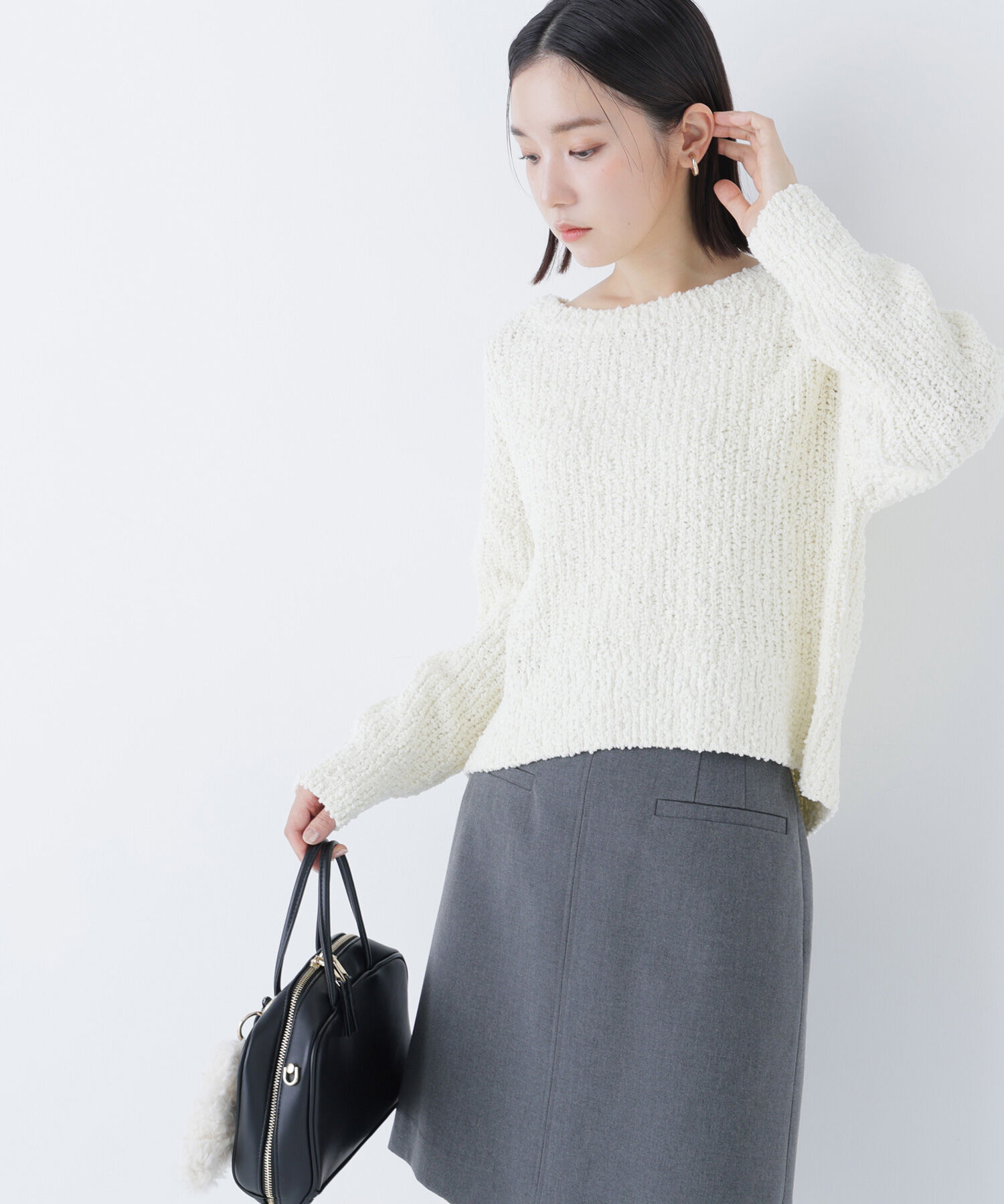  「ネップオーバーニット」|ニット・セーター|