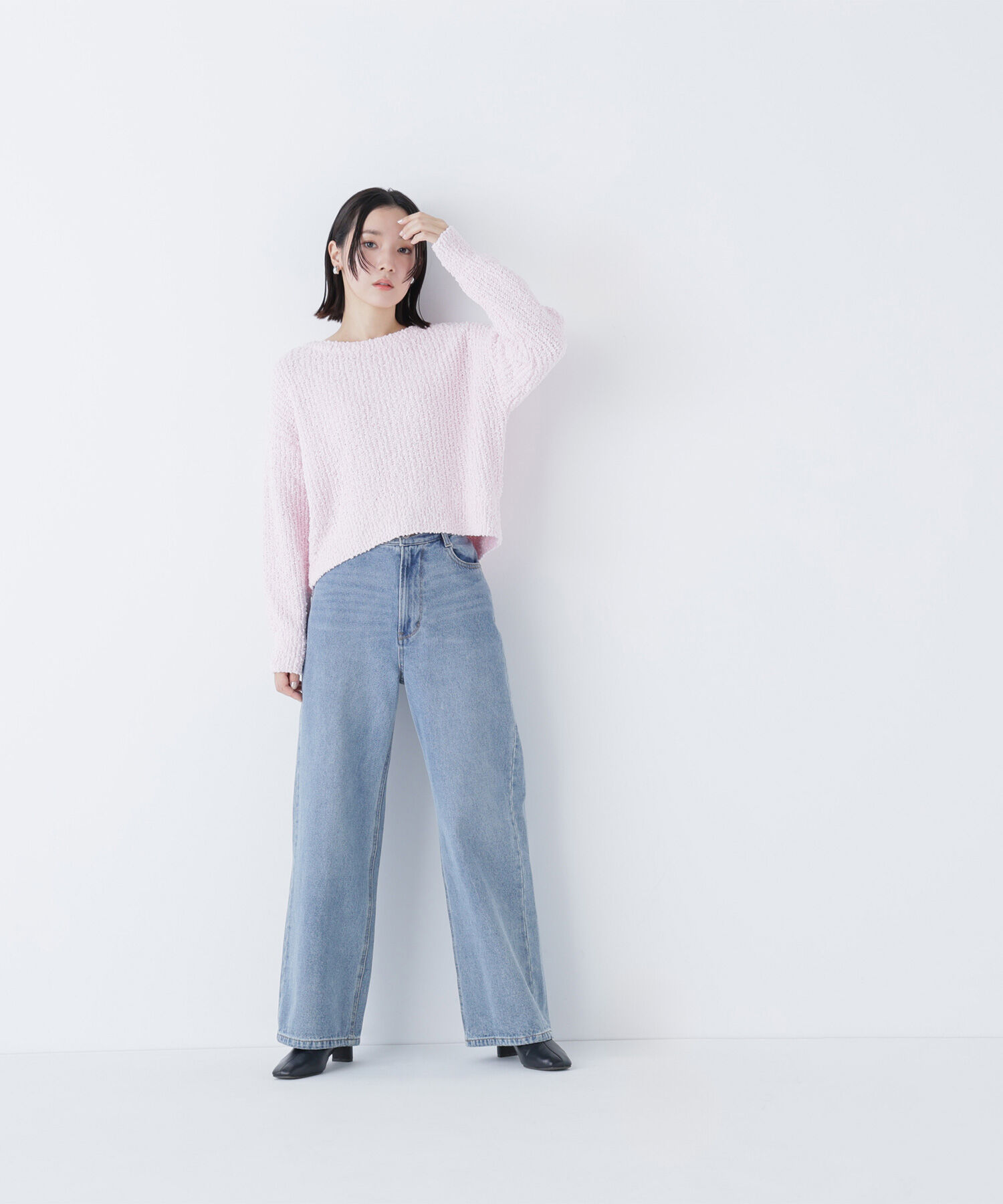  「ネップオーバーニット」|ニット・セーター|