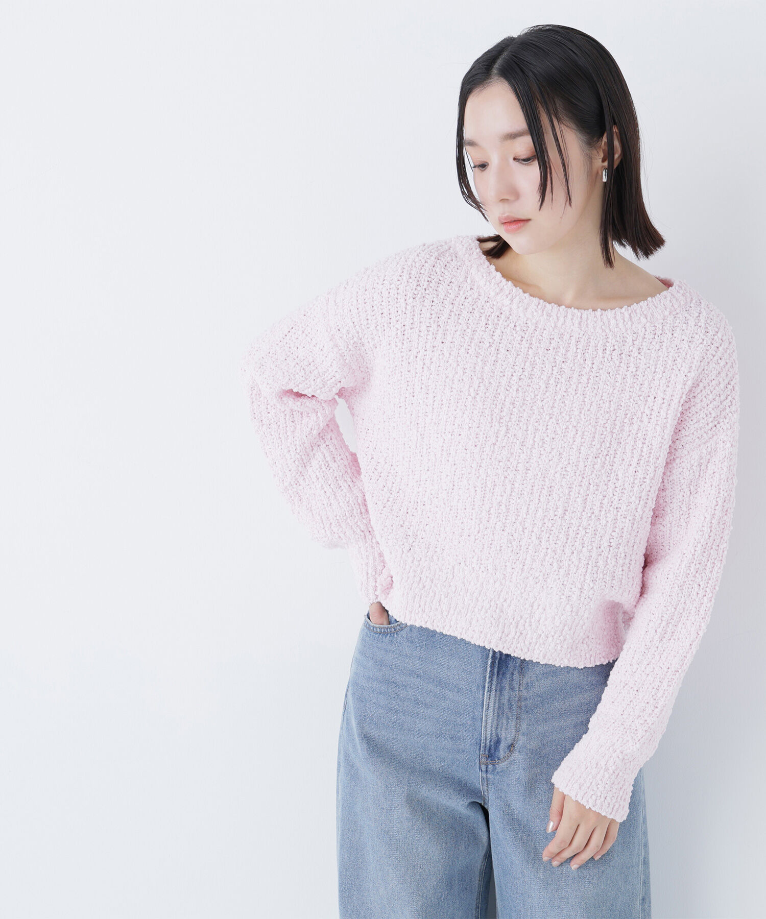  「ネップオーバーニット」|ニット・セーター|