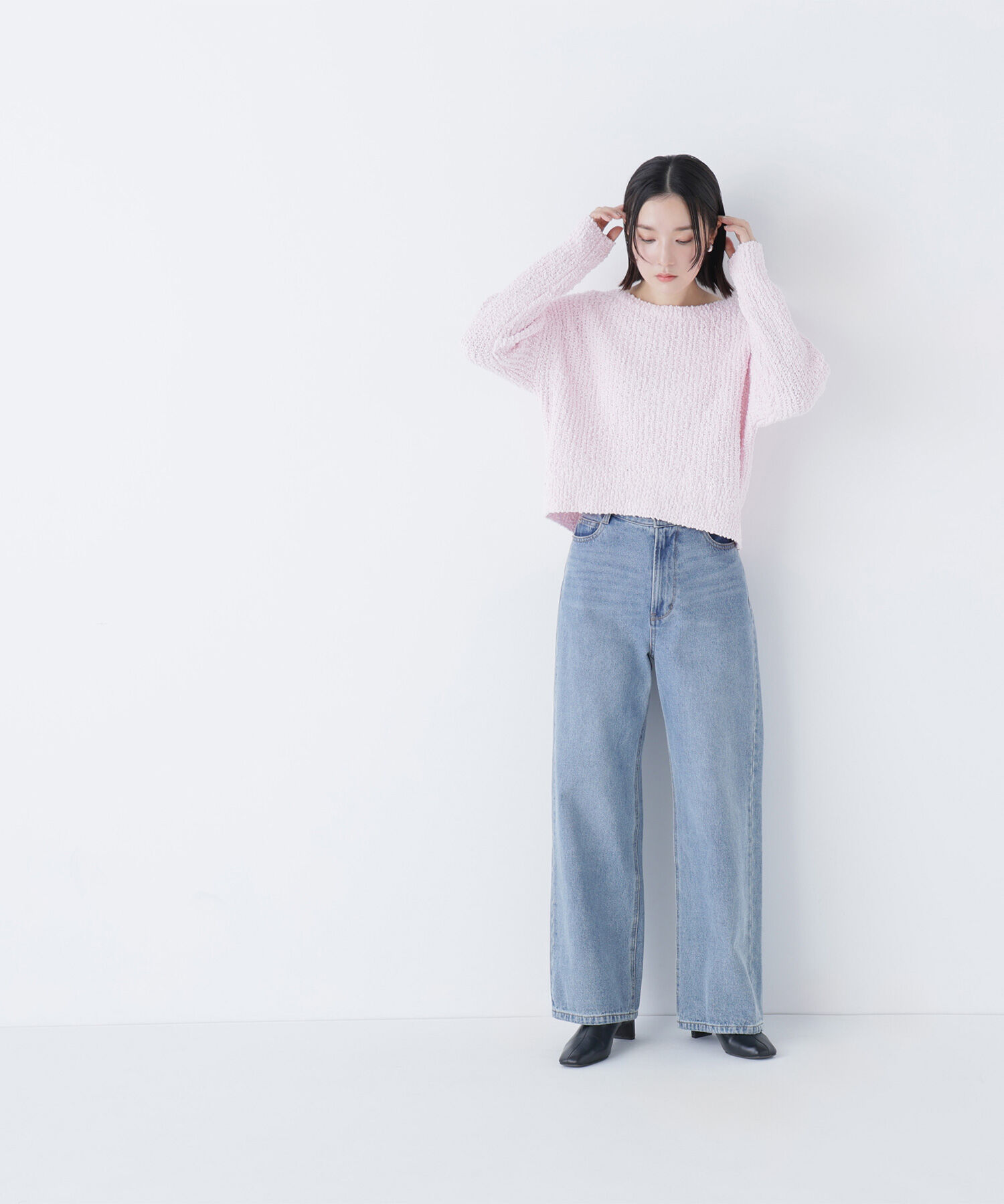  「ネップオーバーニット」|ニット・セーター|