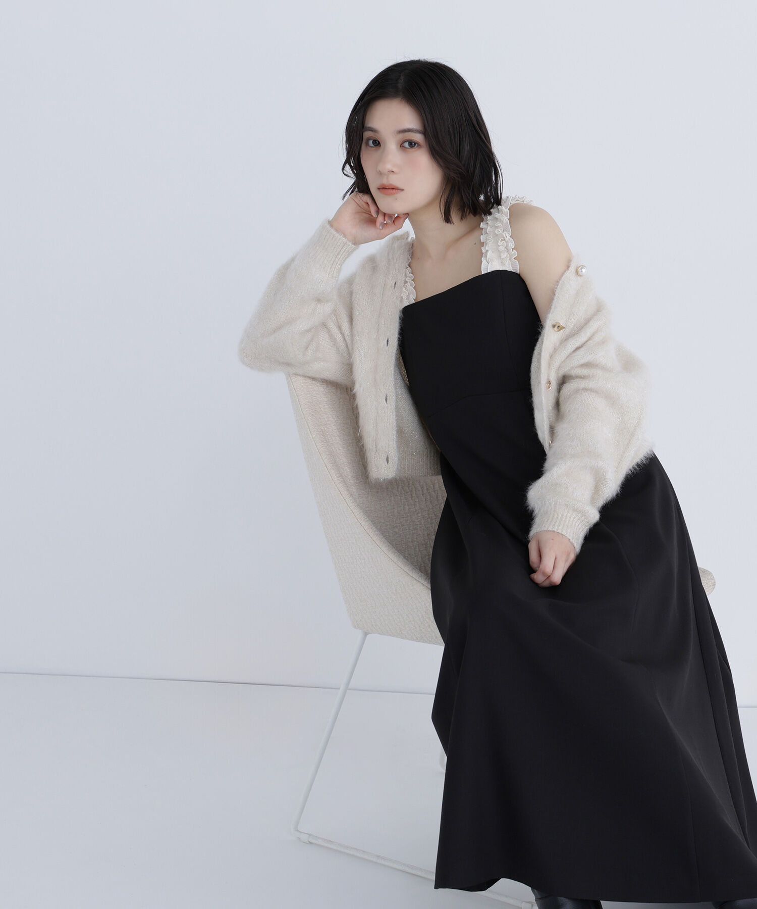  「フリルショルダージャンスカ」|ワンピース|