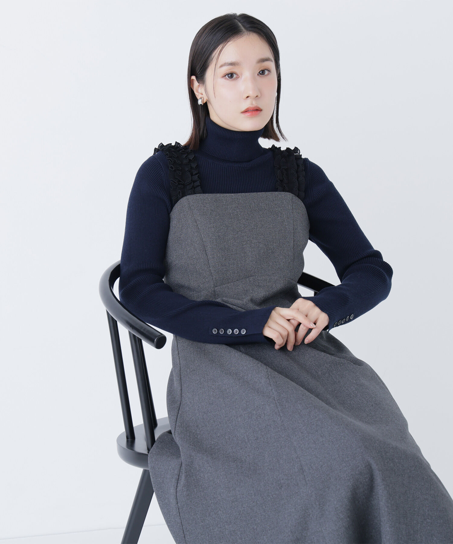  「フリルショルダージャンスカ」|ワンピース|