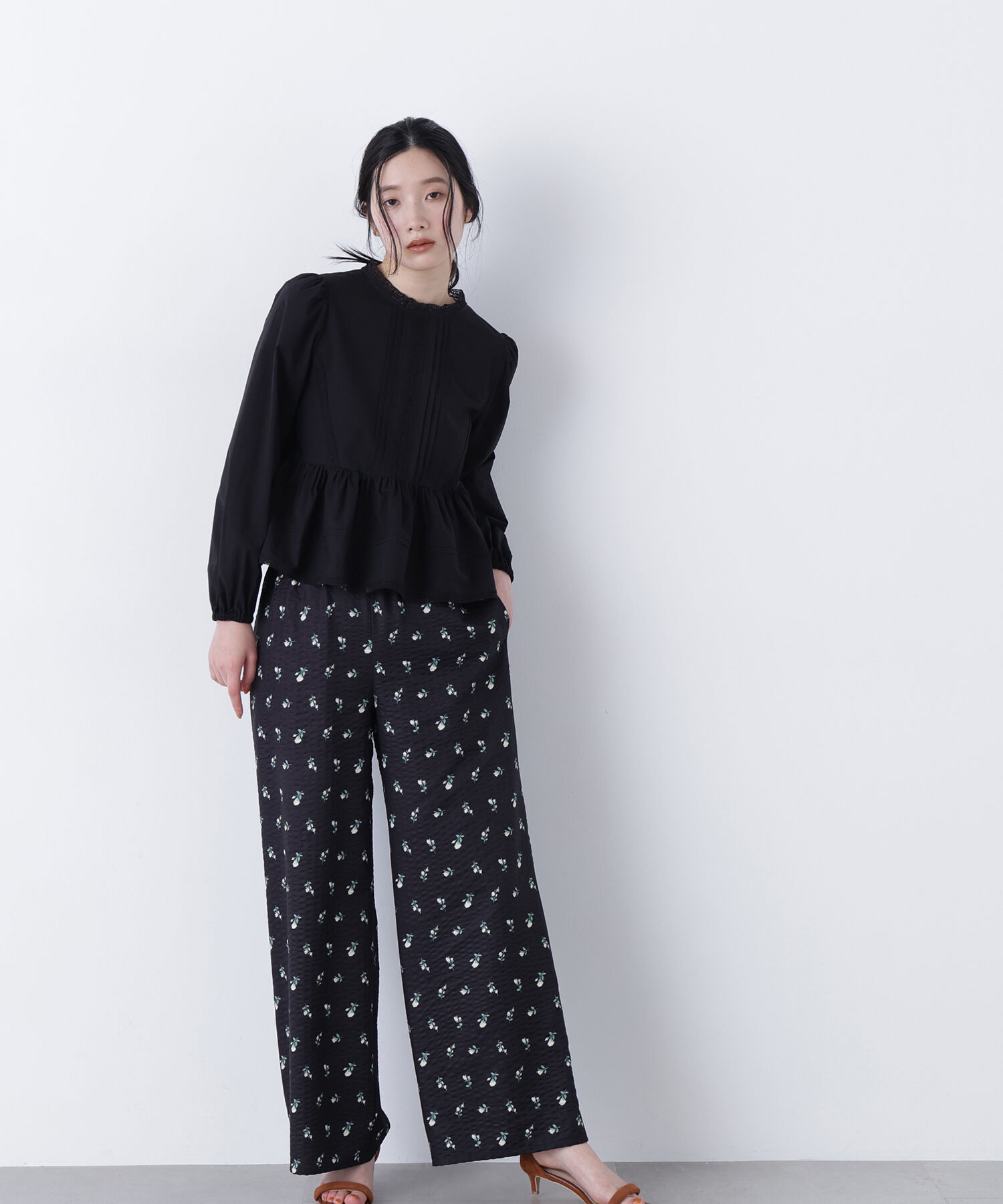  「〈N.〉コットンレースブラウス」|シャツ・ブラウス|