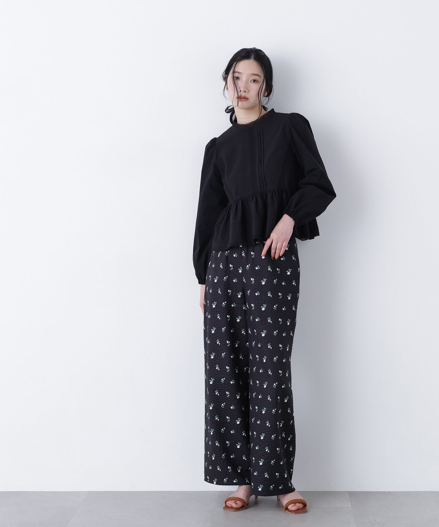  「〈N.〉コットンレースブラウス」|シャツ・ブラウス|