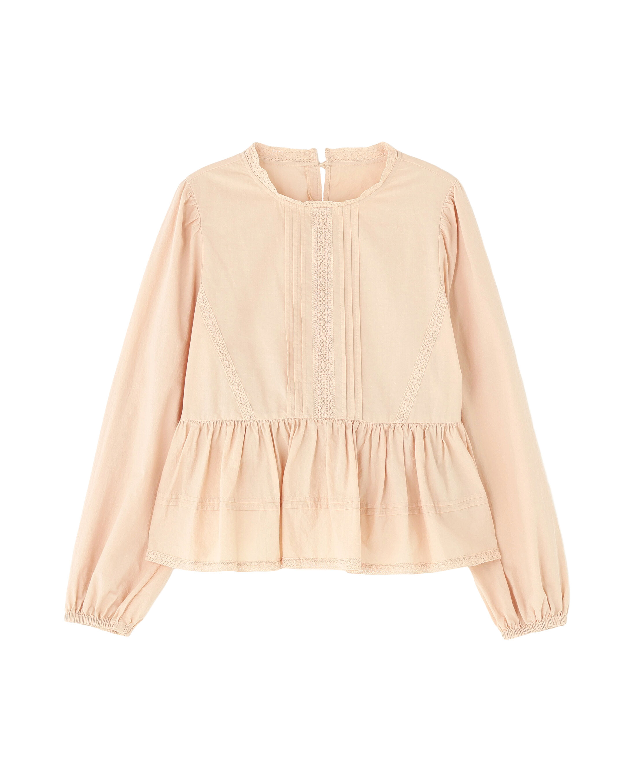  「〈N.〉コットンレースブラウス」|シャツ・ブラウス|