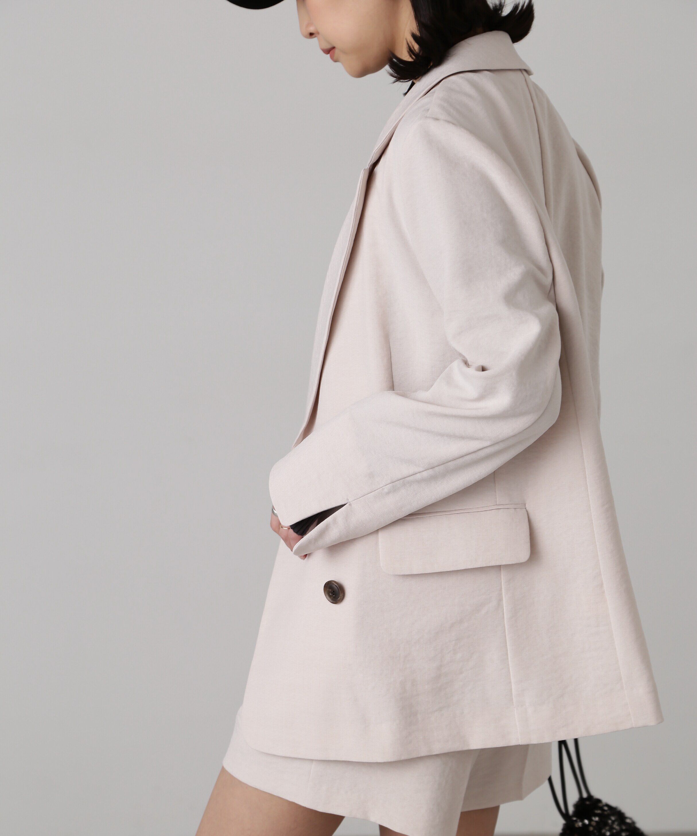  「[低身長サイズ/Sシリーズ]気流染めダブルジャケット」|その他|