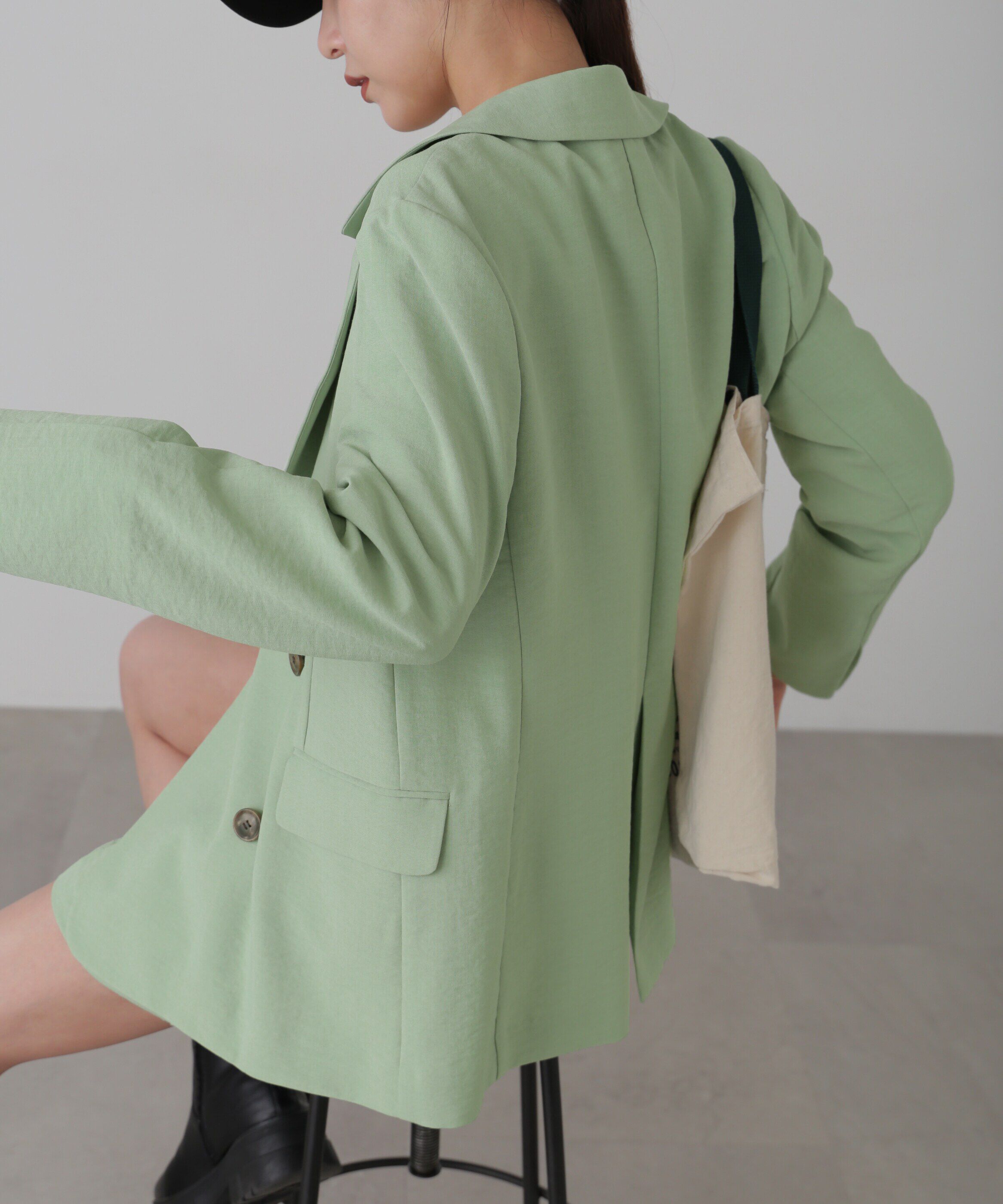  「[低身長サイズ/Sシリーズ]気流染めダブルジャケット」|その他|