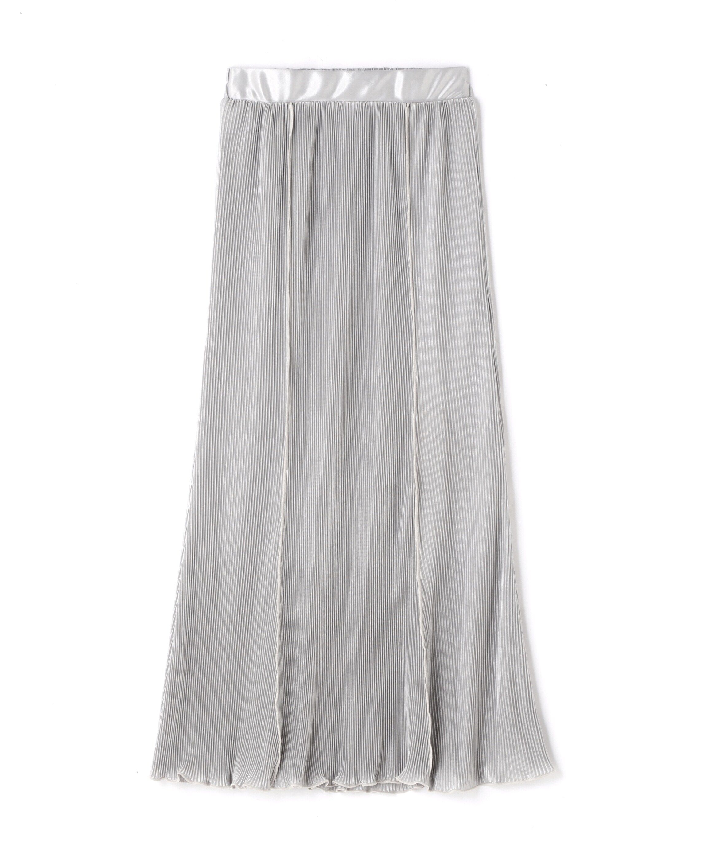  「配色メローカットソープリーツスカート」|スカート|