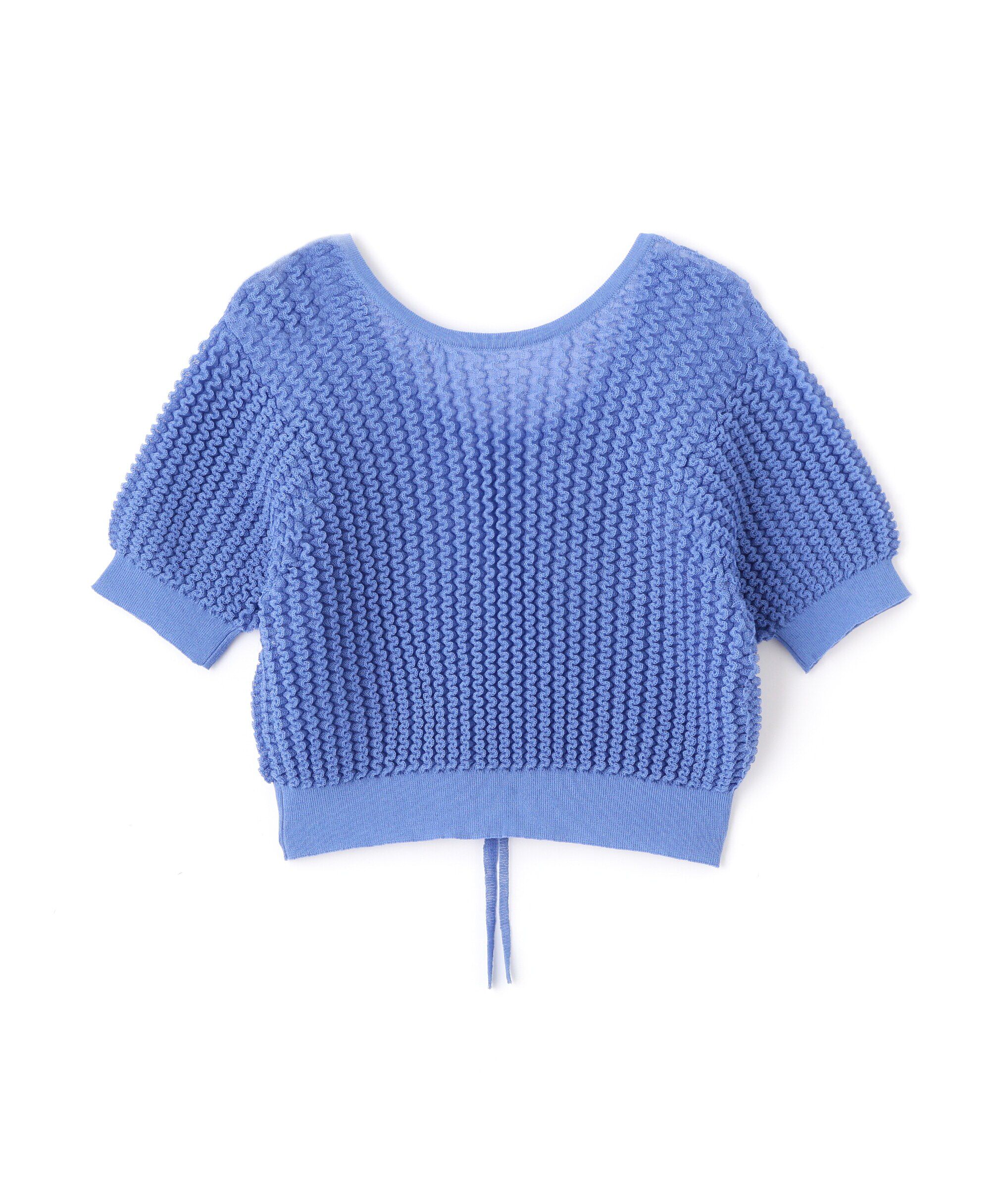  「ウェーブ柄2wayニットカーディガン」|ニット・セーター|