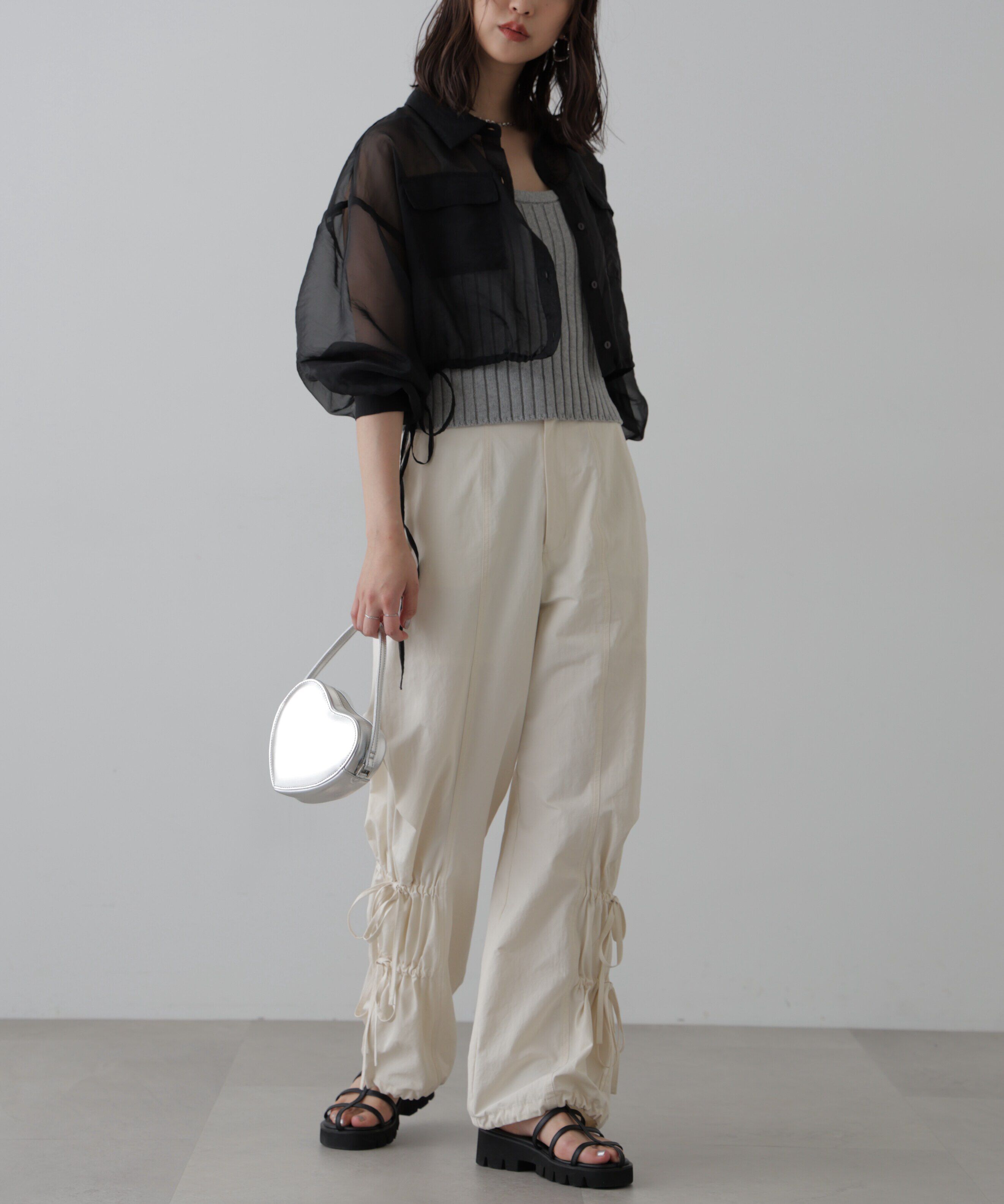  「リブニットタンクトップ」|ニット・セーター|