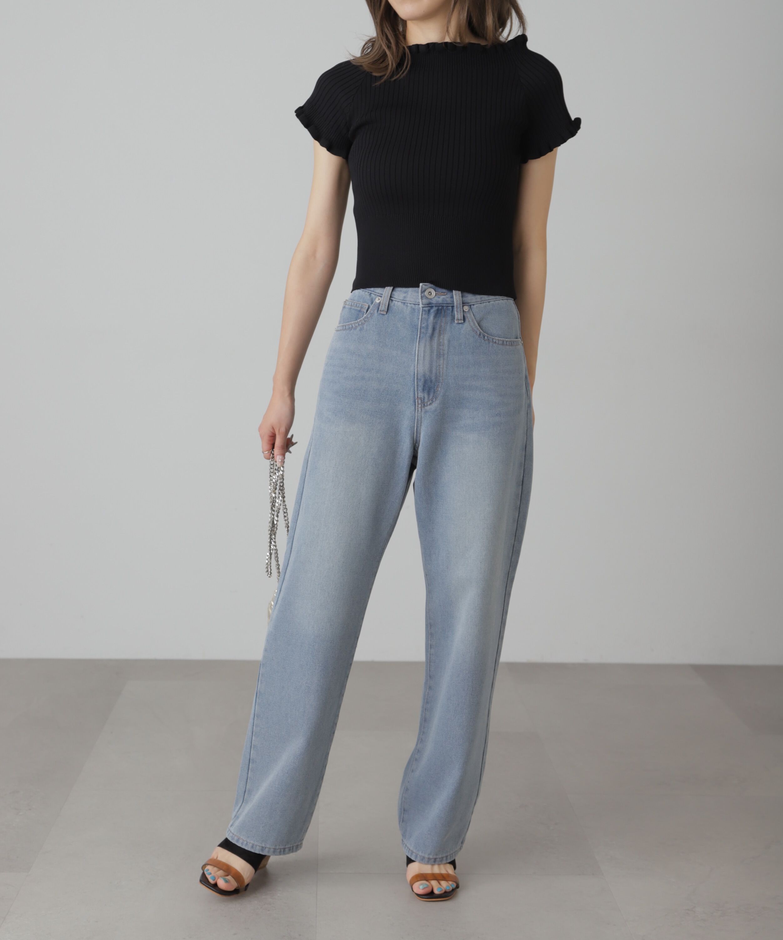  「[XS-Lサイズ展開]ストレートデニムパンツ」|その他|