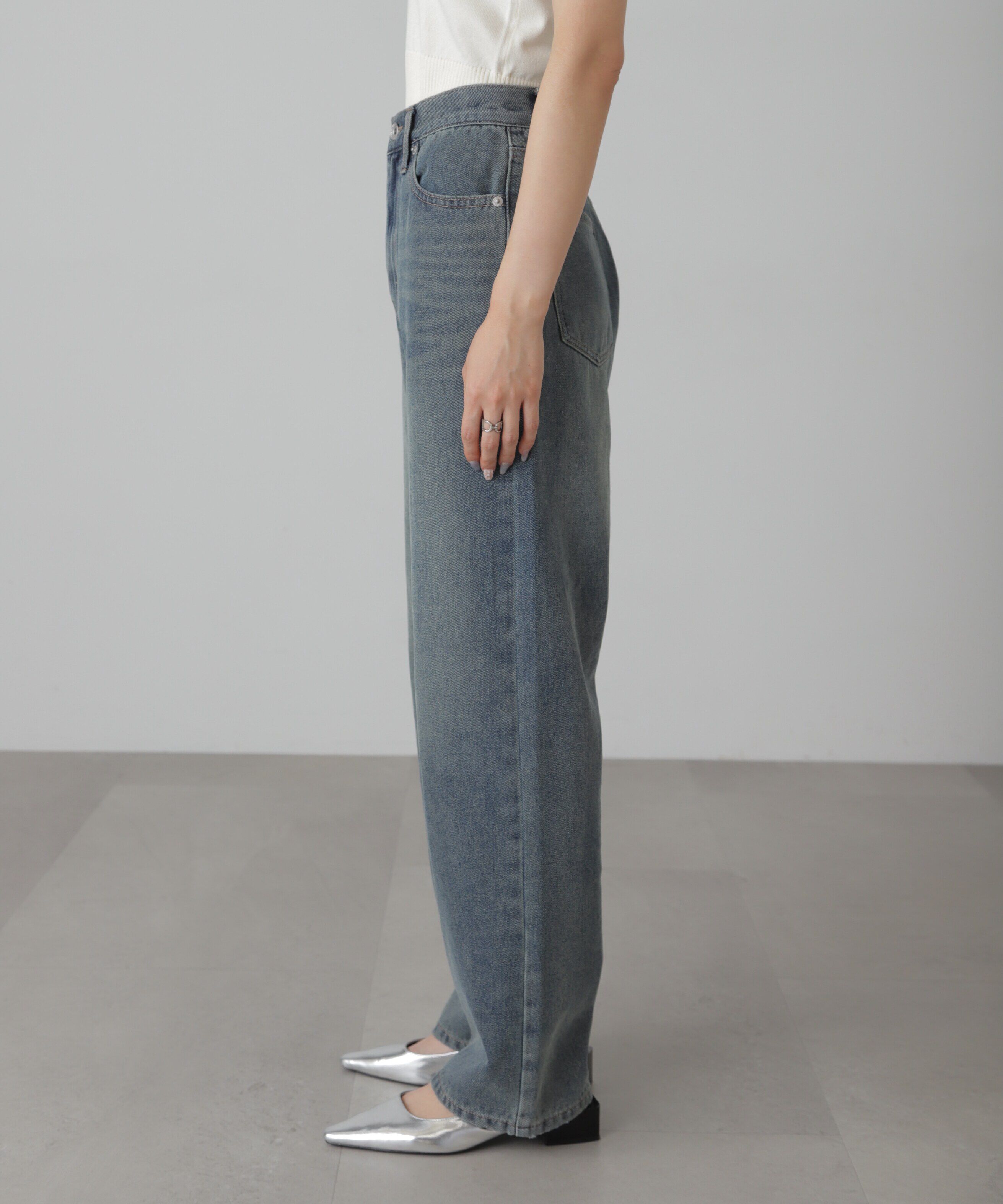  「[XS-Lサイズ展開]ストレートデニムパンツ」|その他|