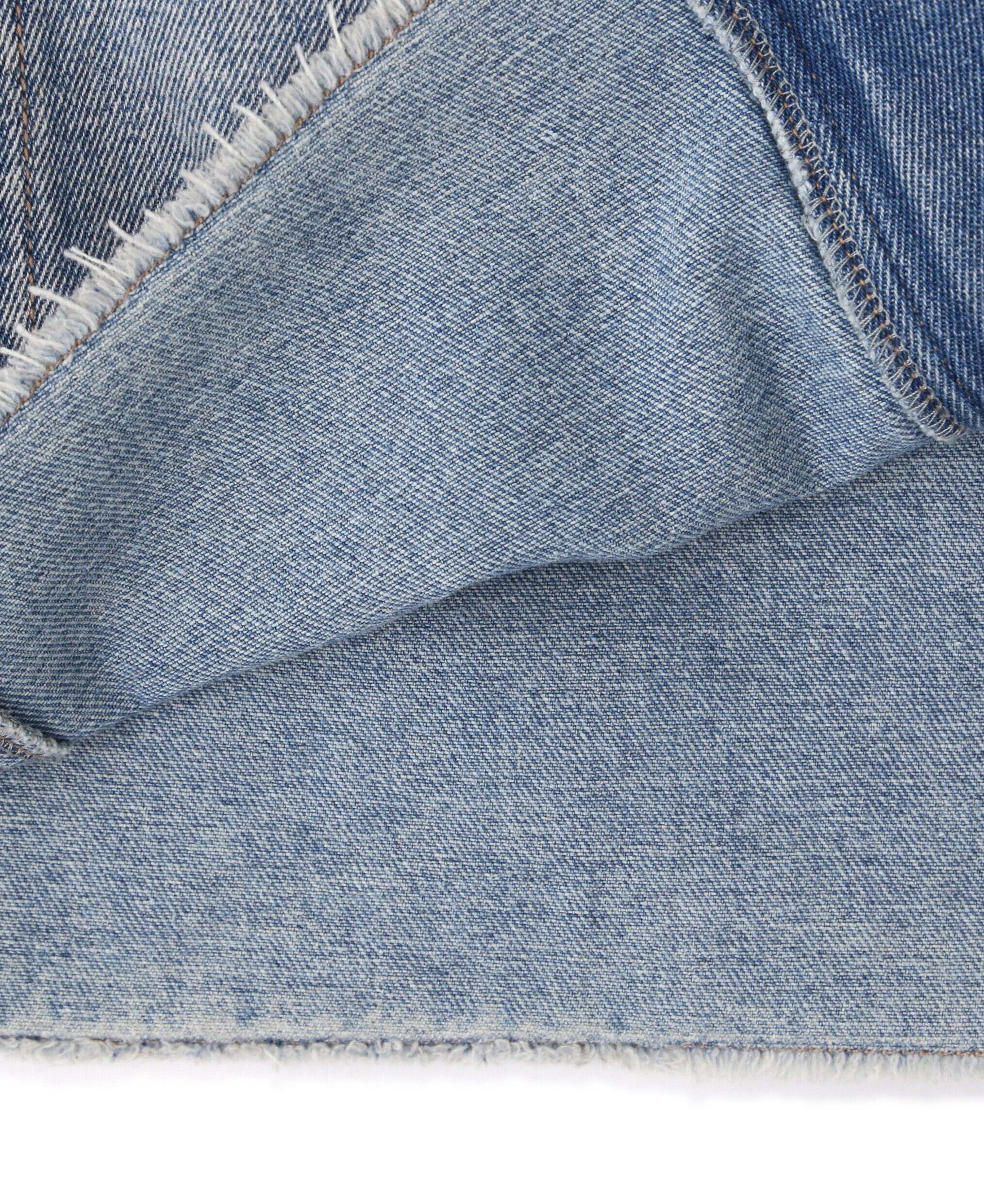  「［レイヤード可］デニムラップミニスカート」|スカート|