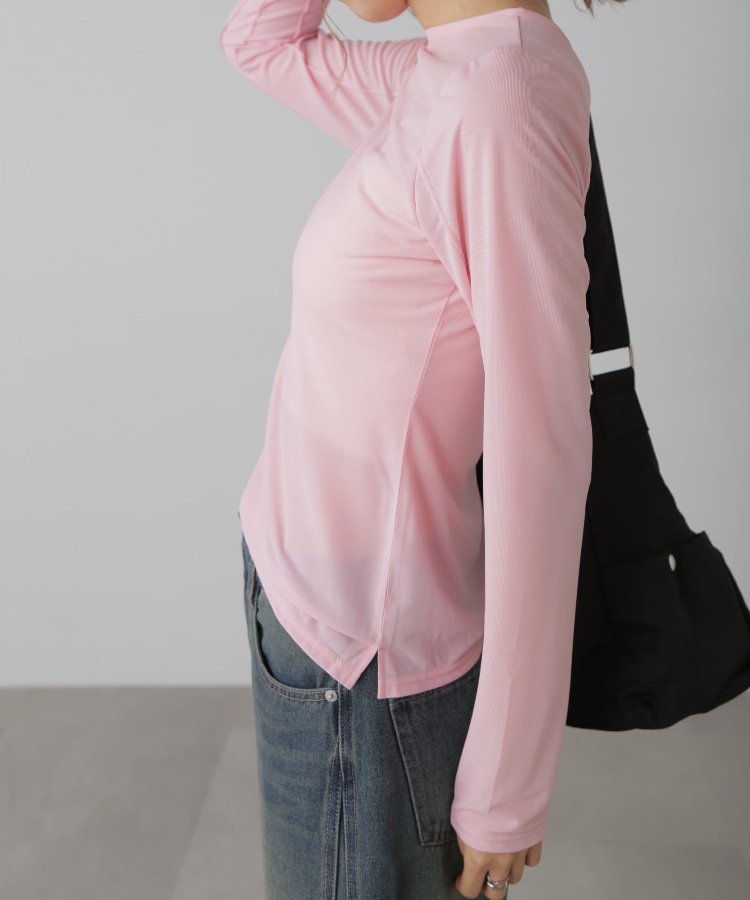  「シアークルーネックカットソー」|Tシャツ・カットソー|