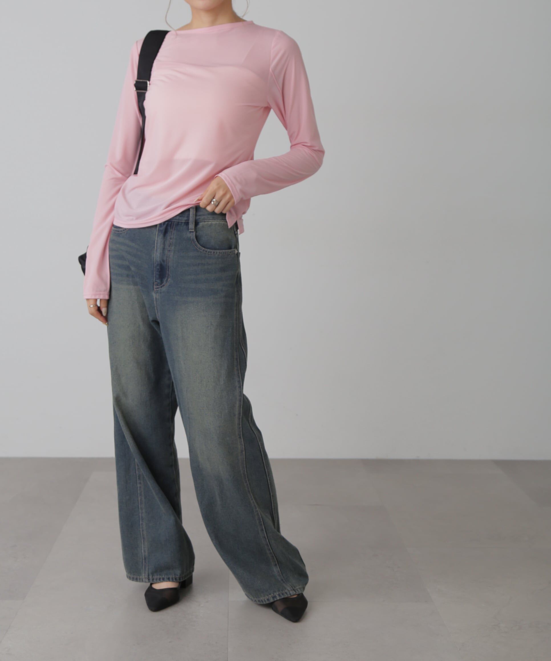  「シアークルーネックカットソー」|Tシャツ・カットソー|