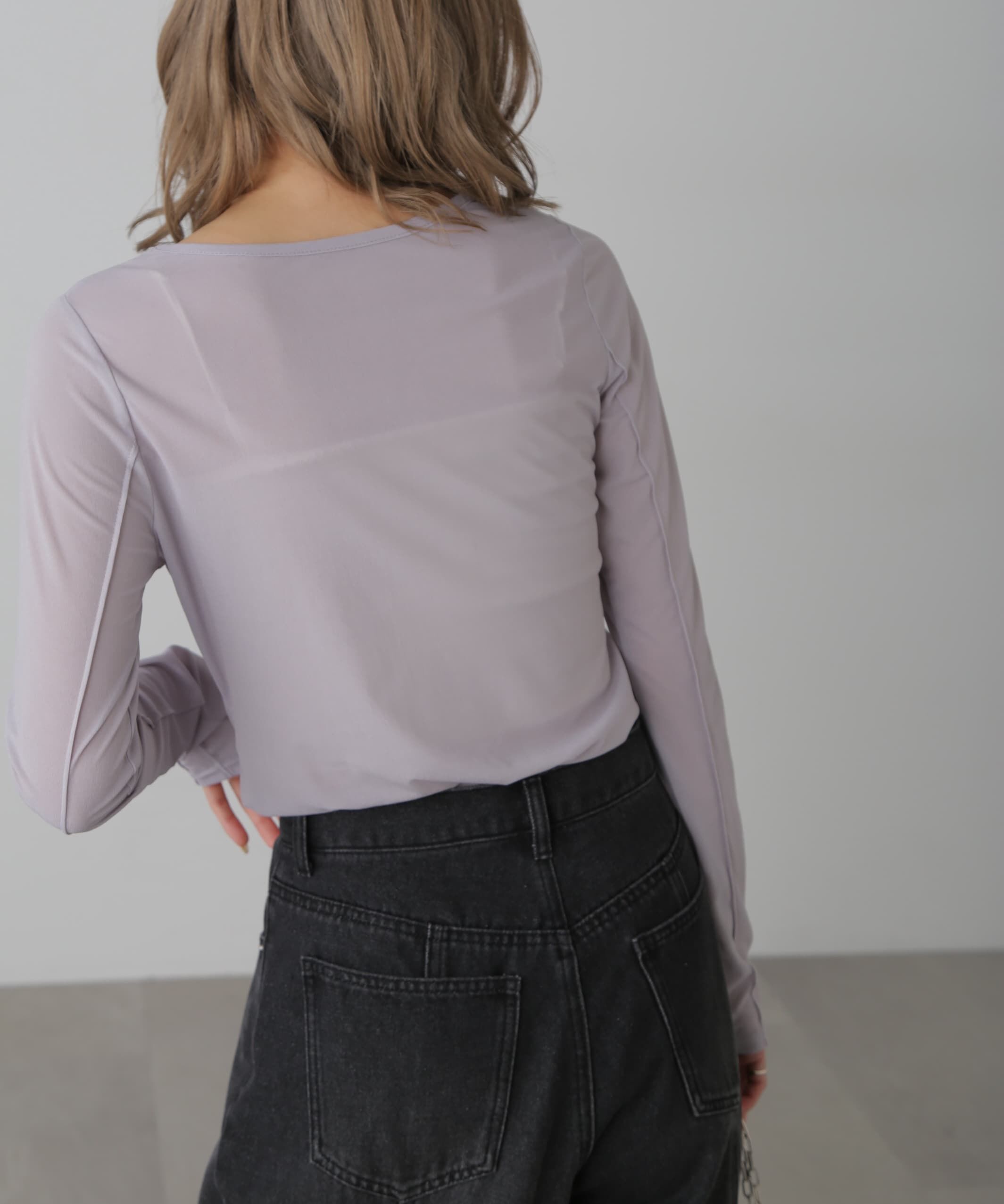  「シアークルーネックカットソー」|Tシャツ・カットソー|