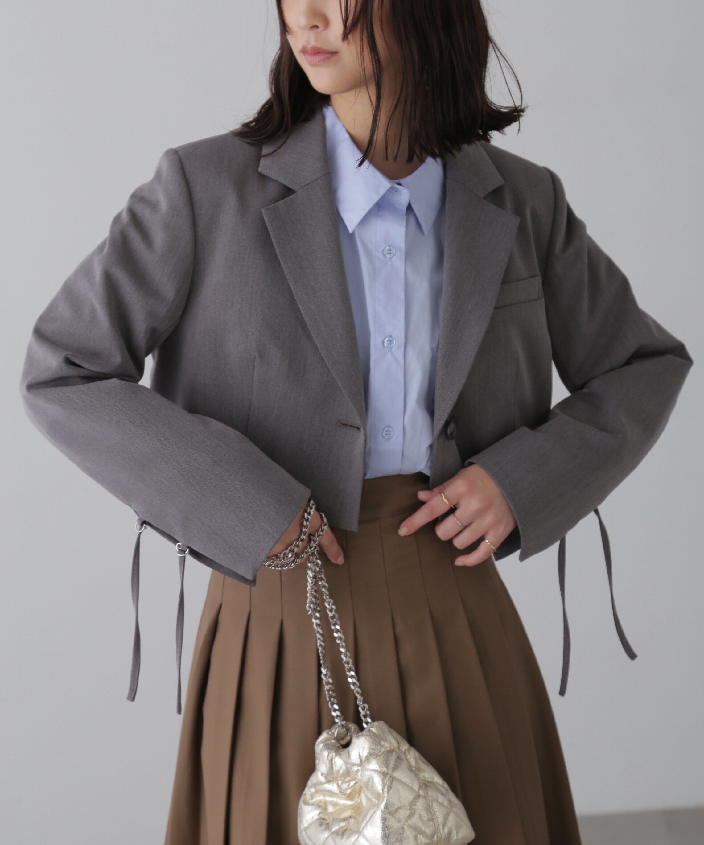  「ショート丈シングルジャケット」|その他|