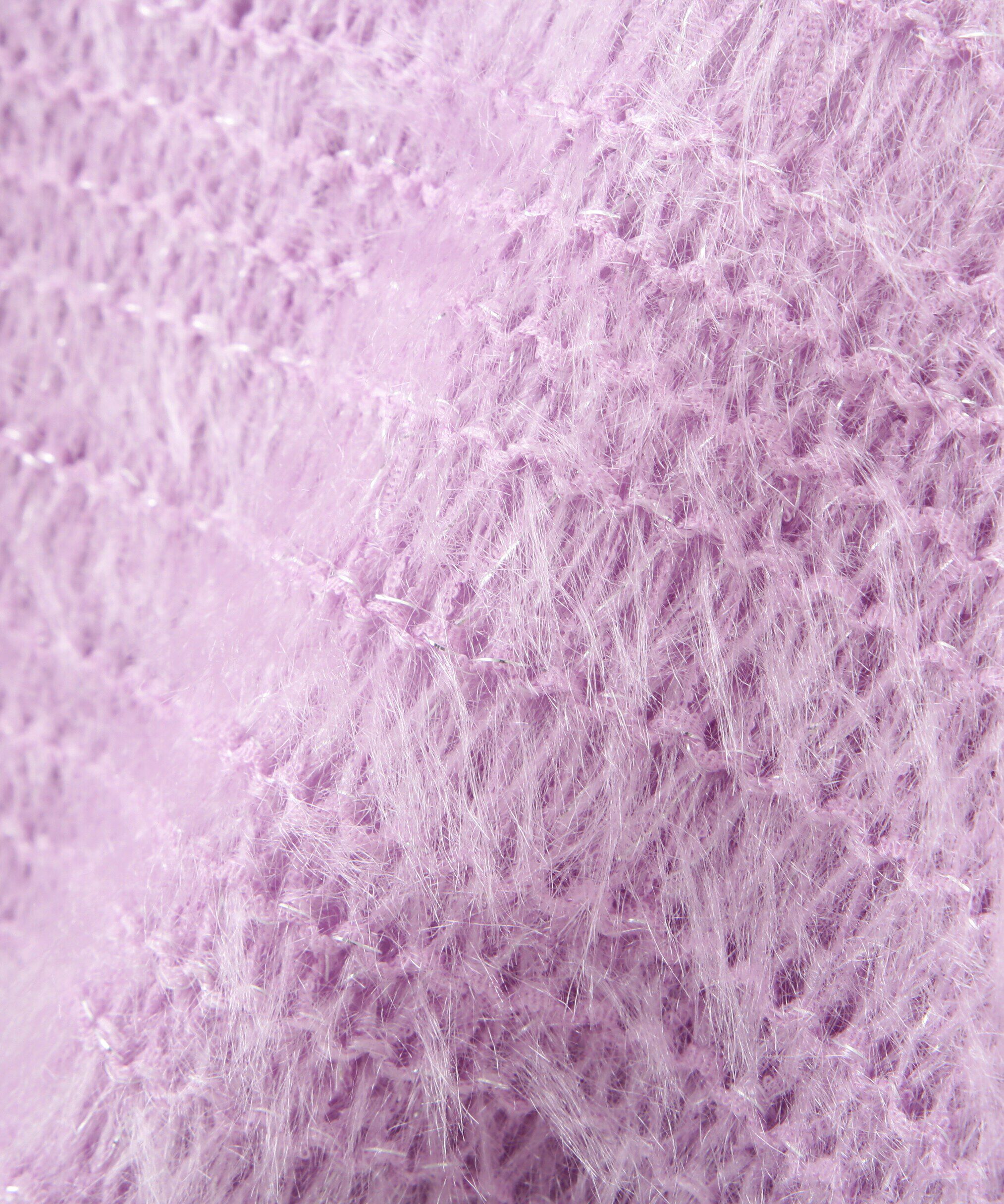  「ラメフェザーモヘヤライクニット」|ニット・セーター|