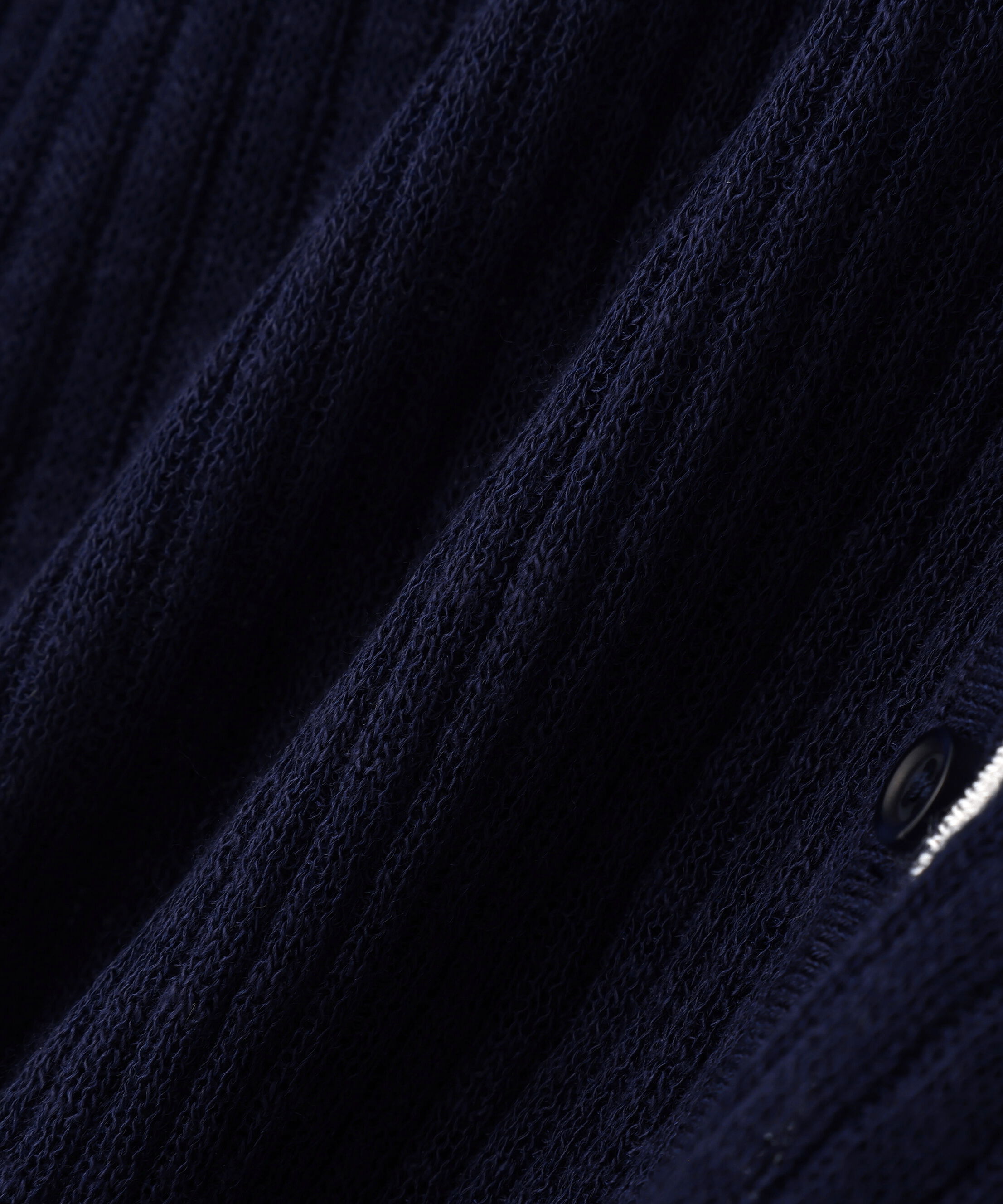  「配色ラインスカラップシアーリブカーディガン」|ニット・セーター|