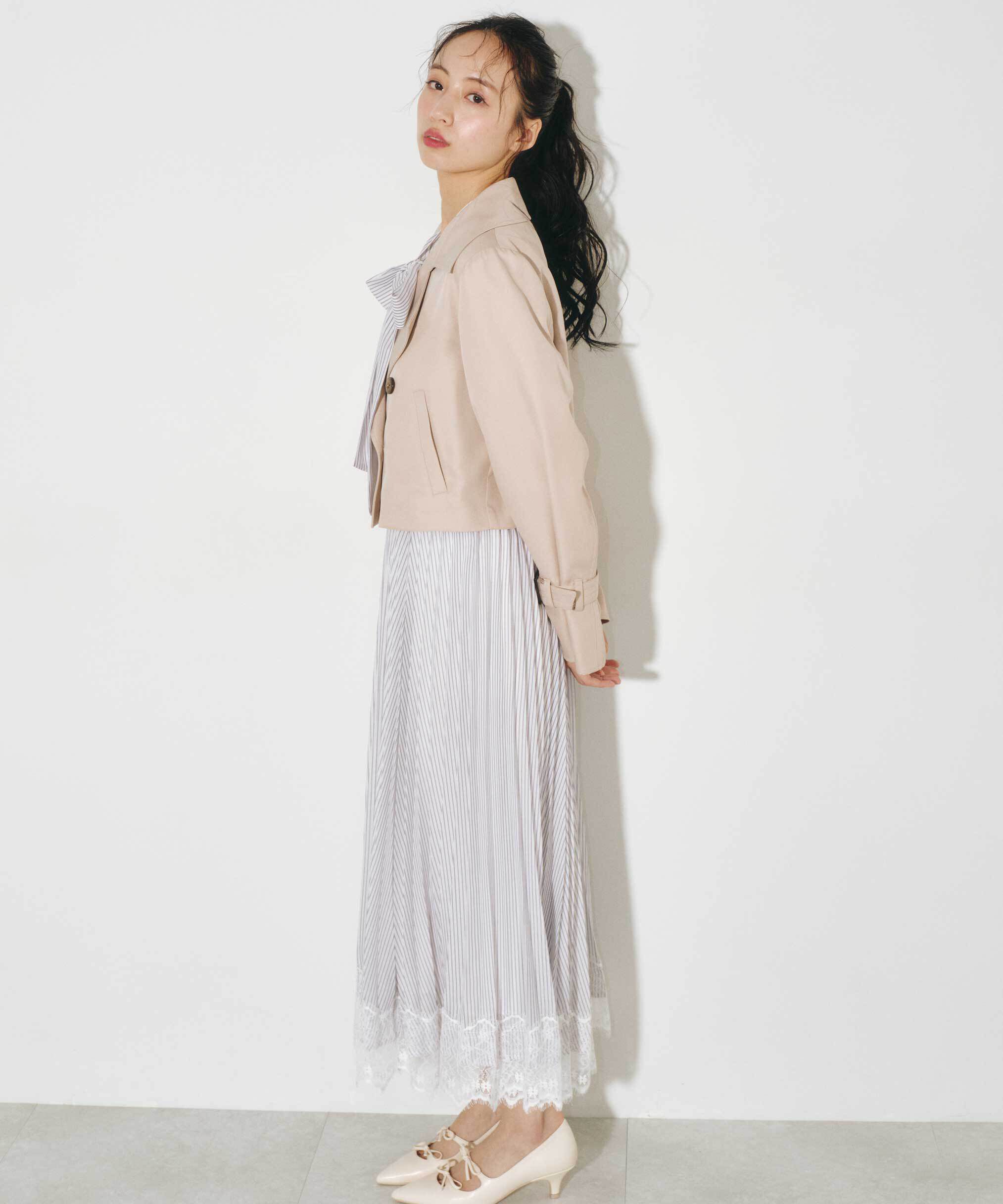  「ヘムレースボウタイワンピース」|ワンピース|