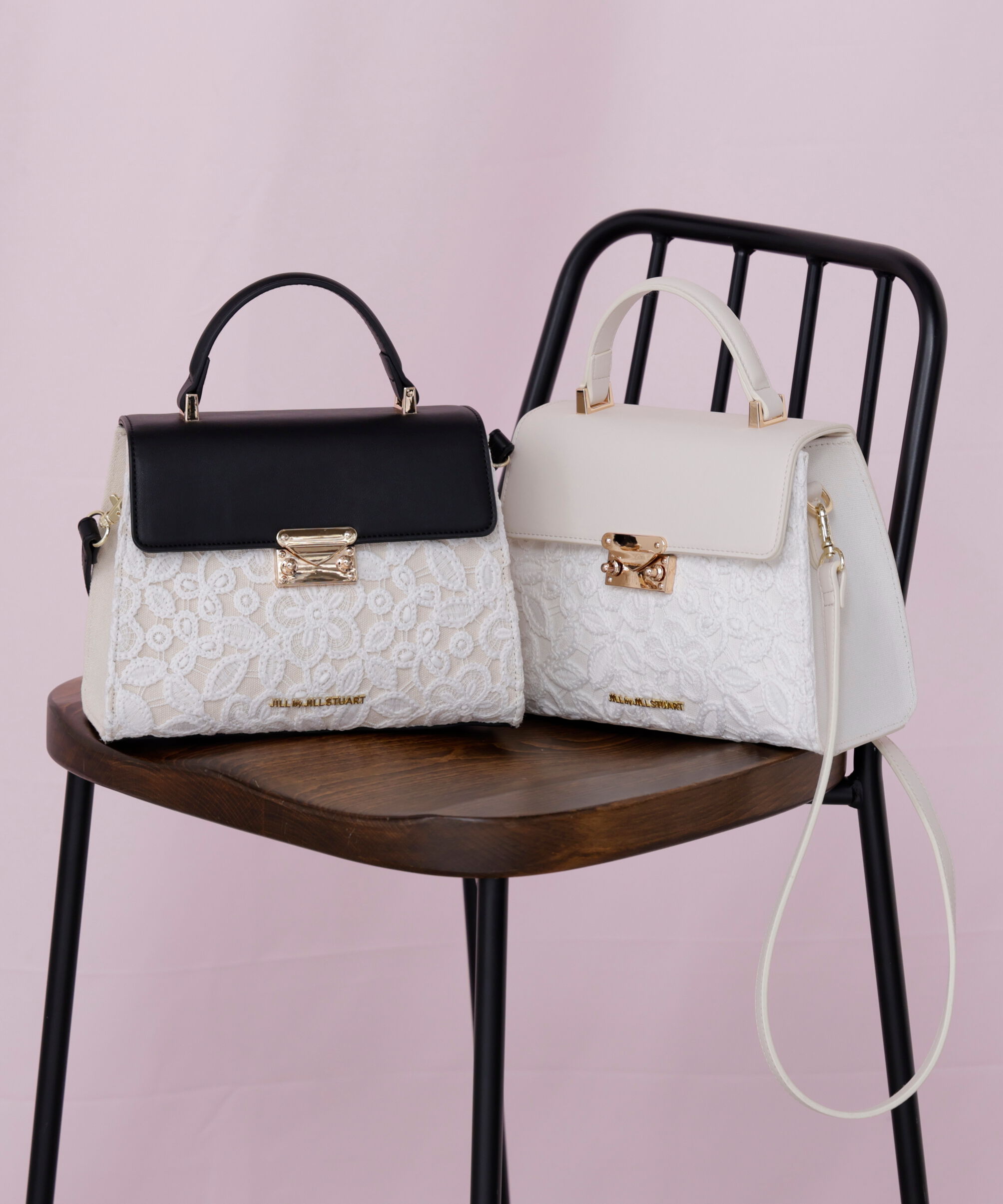  「フラップレースバッグ」|その他|ホワイト