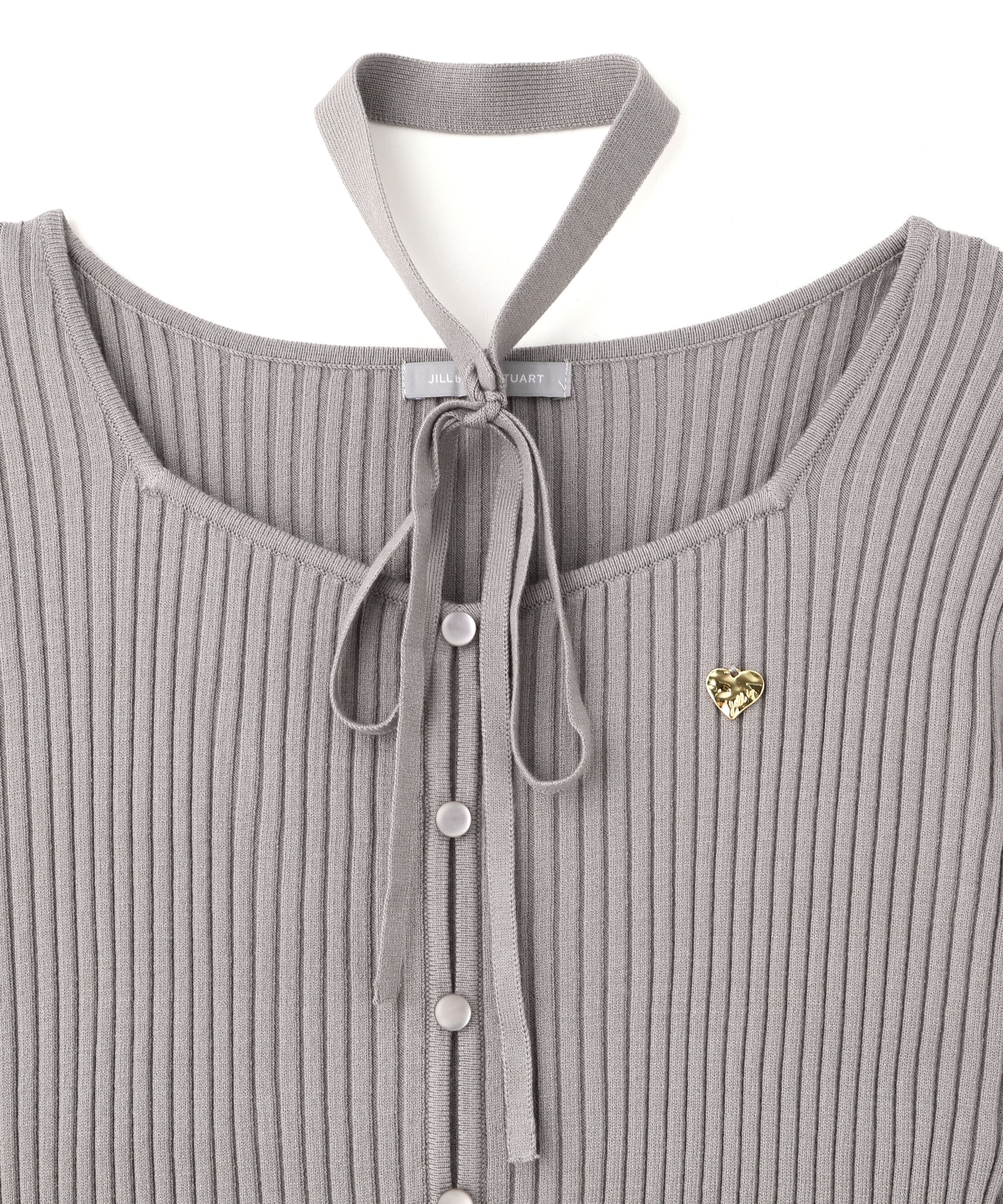  「チョーカー付きスクエアニット」|ニット・セーター|