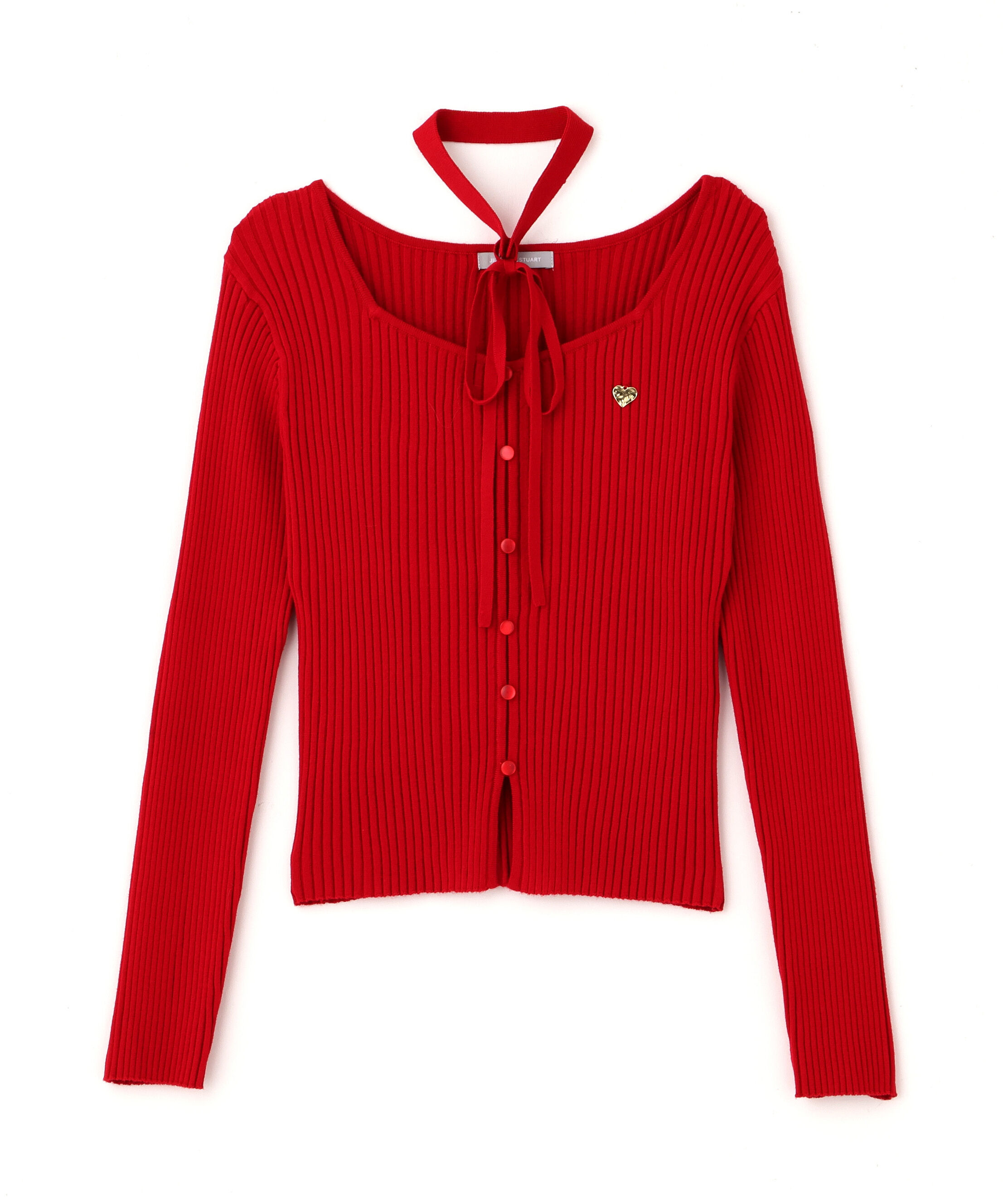  「チョーカー付きスクエアニット」|ニット・セーター|