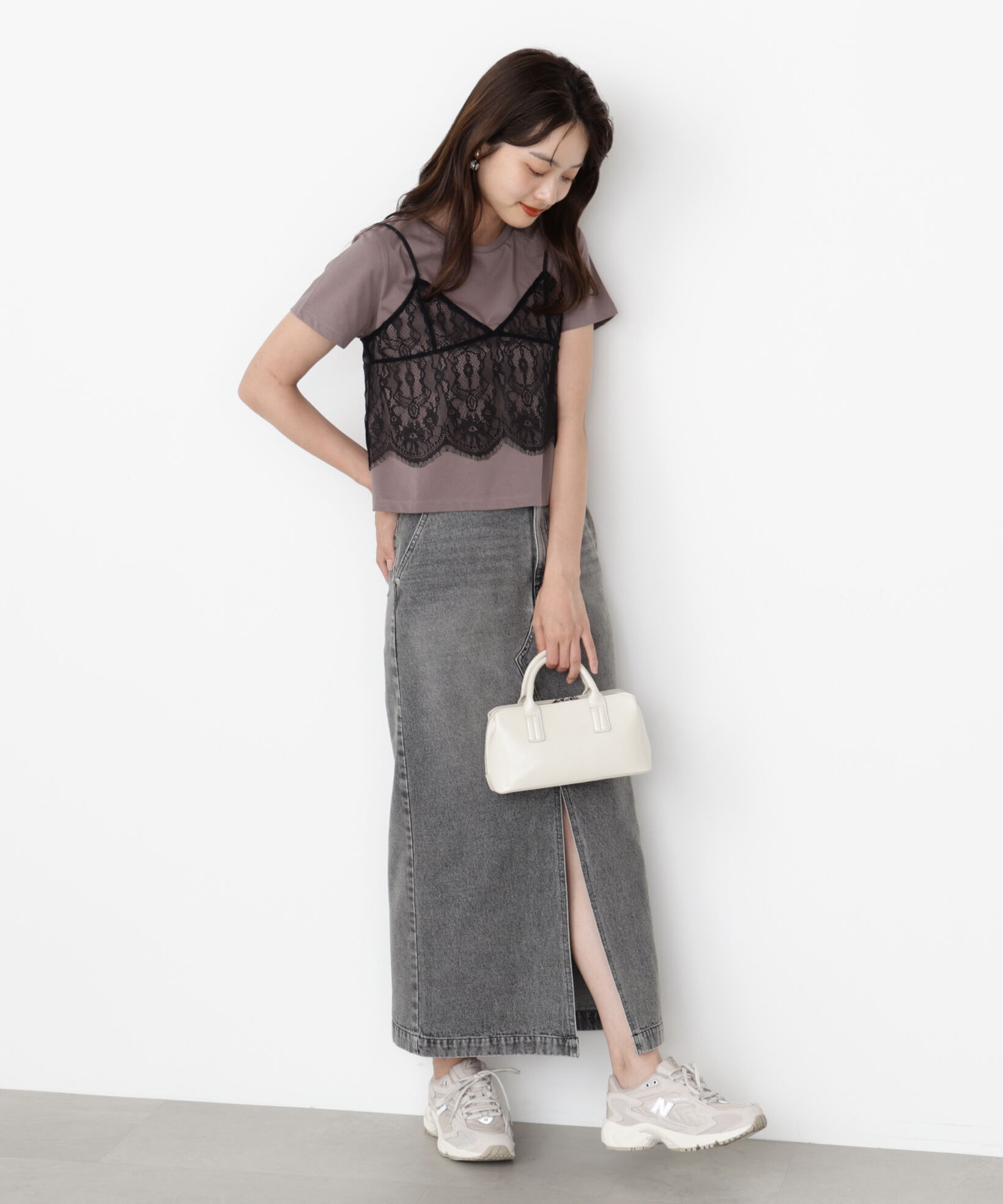 PROPORTION BODY DRESSING「レースキャミセットカットソー」|Tシャツ・カットソー|