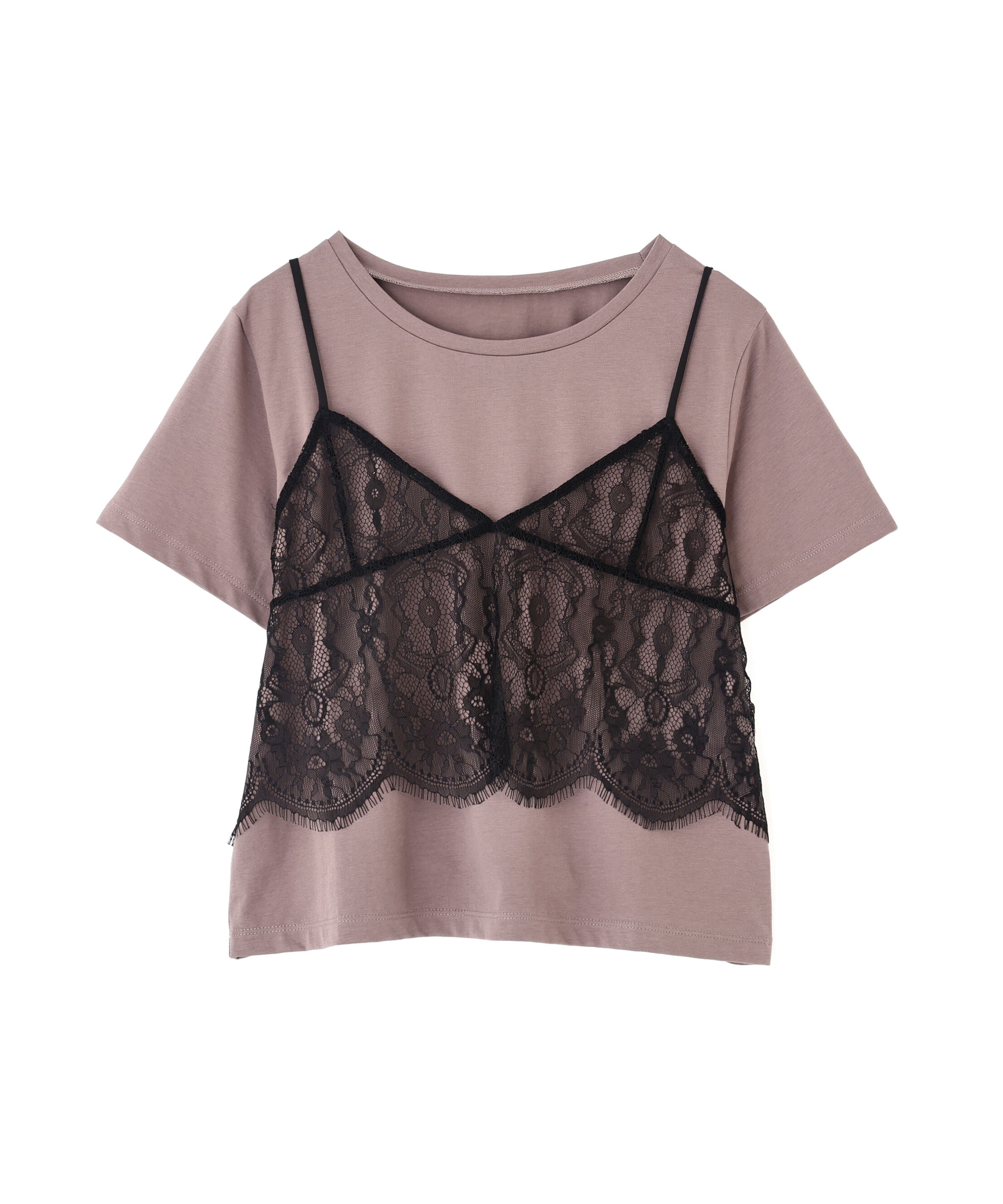 PROPORTION BODY DRESSING「レースキャミセットカットソー」|Tシャツ・カットソー|