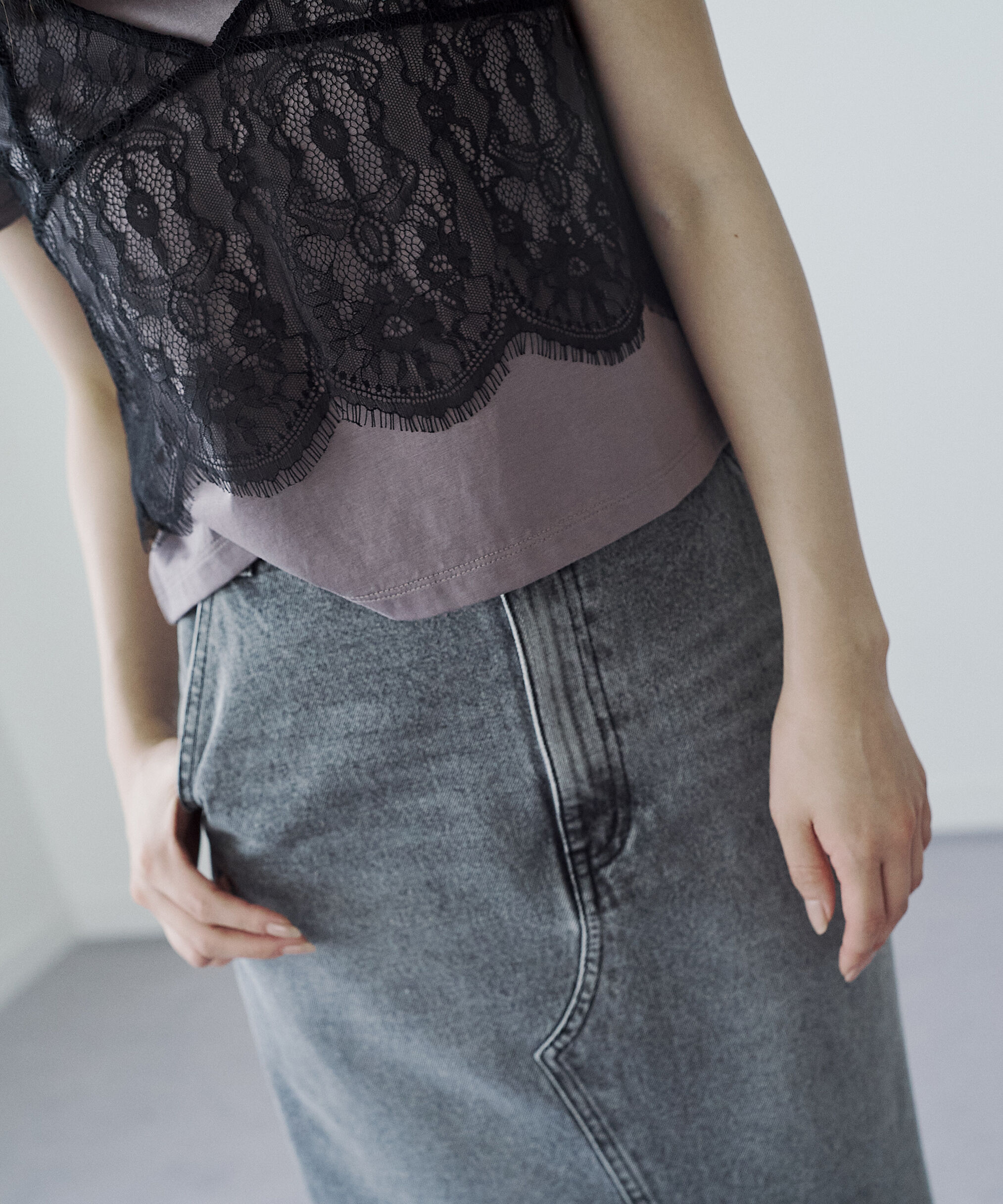 PROPORTION BODY DRESSING「レースキャミセットカットソー」|Tシャツ・カットソー|