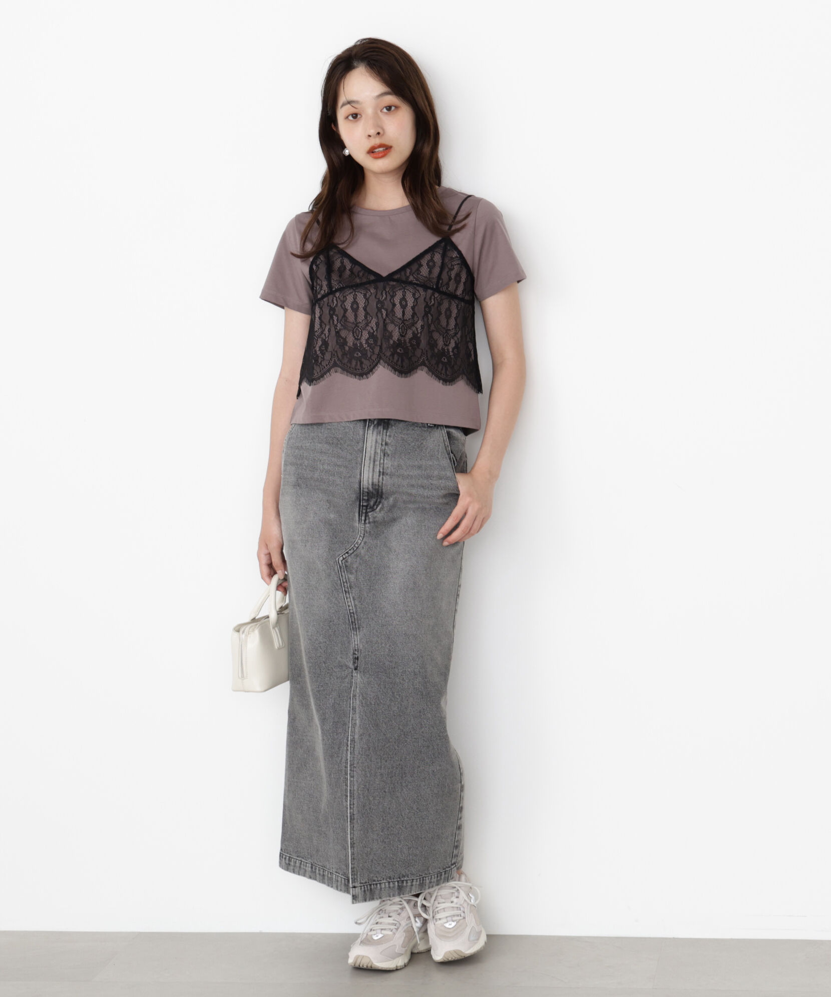 PROPORTION BODY DRESSING「レースキャミセットカットソー」|Tシャツ・カットソー|