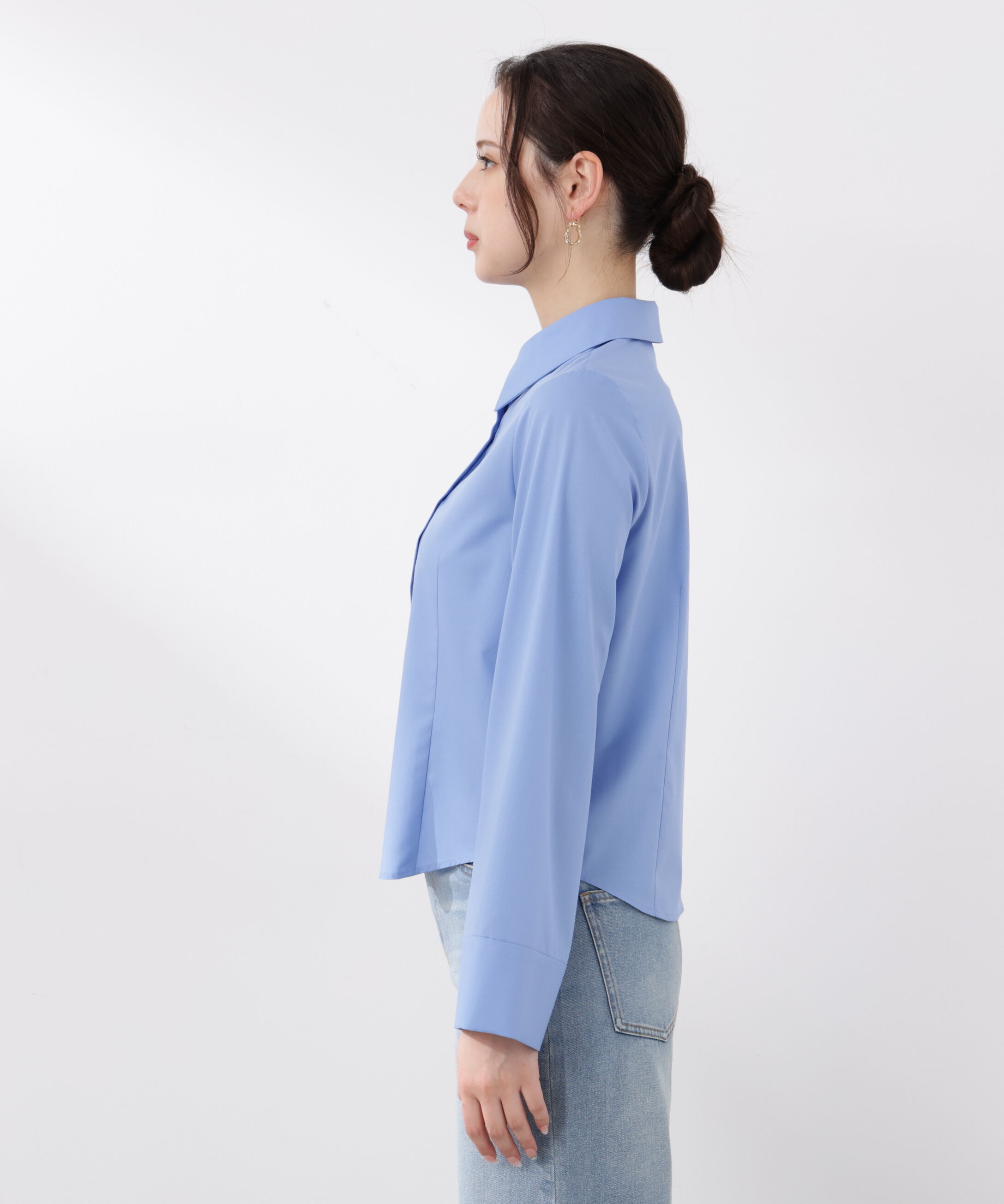 PROPORTION BODY DRESSING「〈a/mie〉フレアースリーブシャツ　26SS」|シャツ・ブラウス|