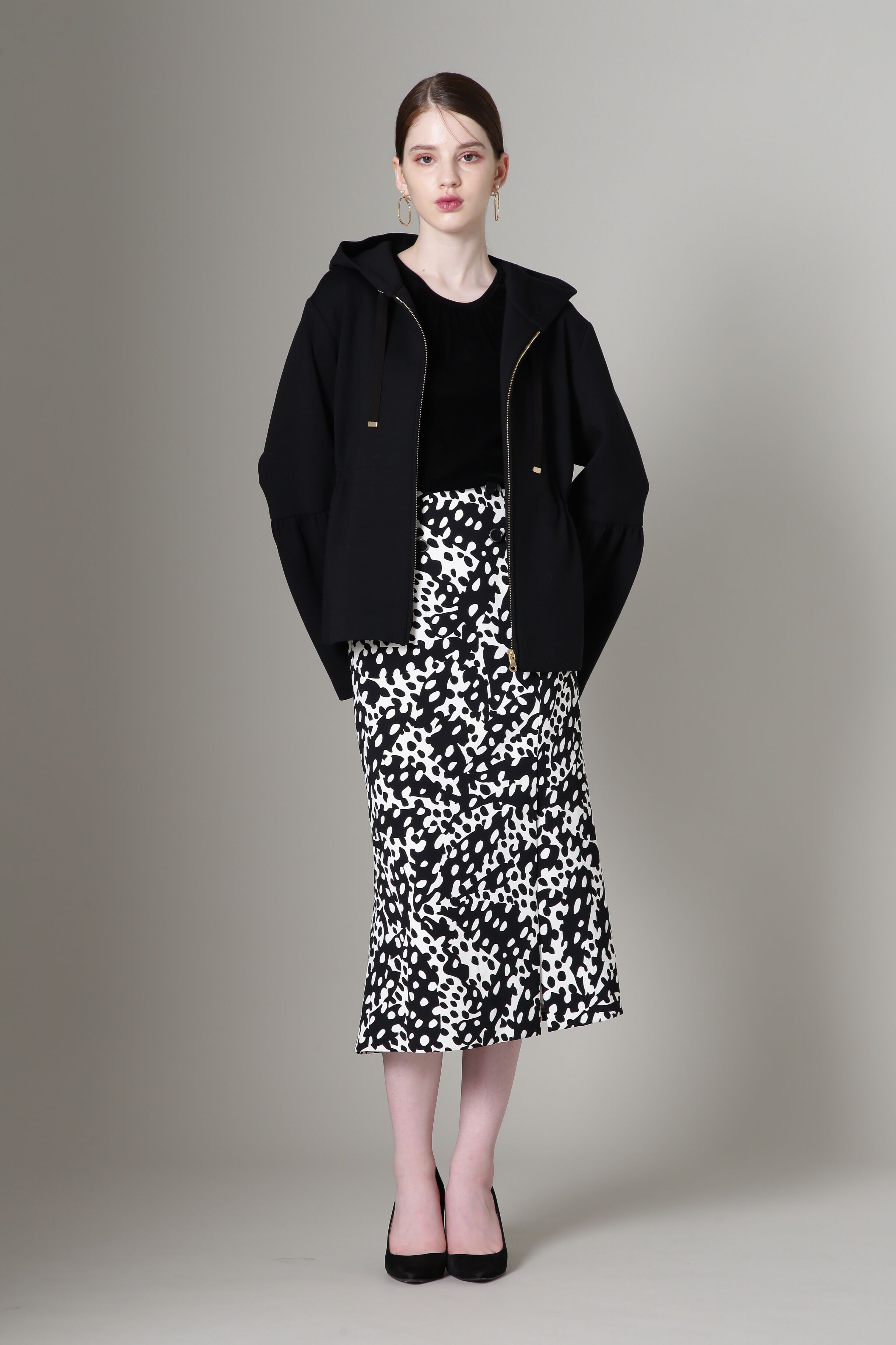  「◆チュールフロッキーパフスリーブプルオーバー」|Tシャツ・カットソー|