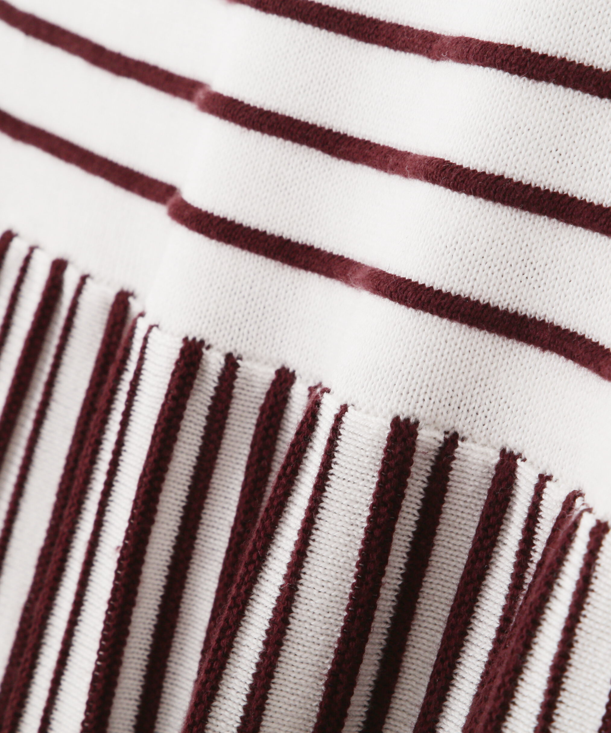  「バイカラーストライプフレアーニットスカート」|スカート|