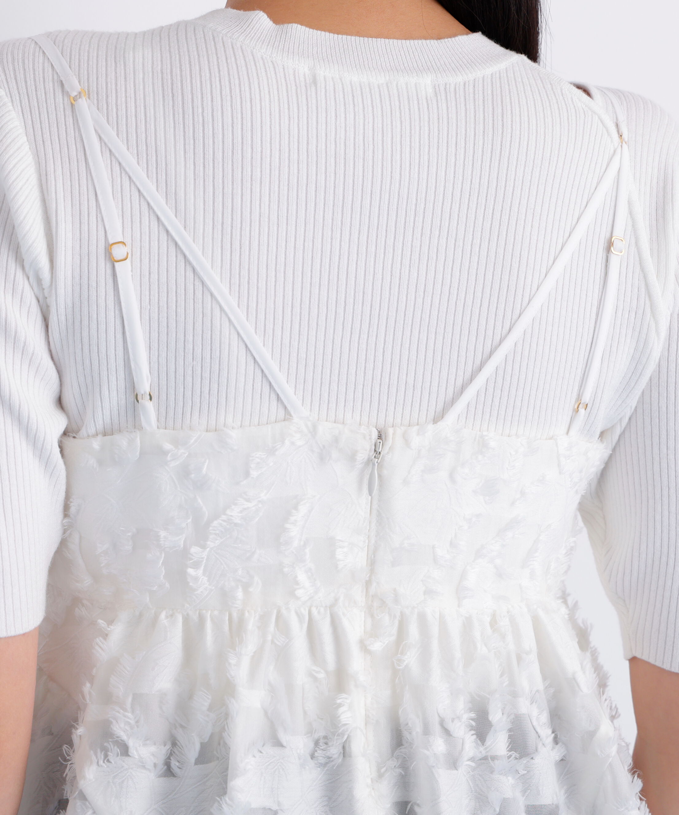  「カットジャカードチュニックブラウス」|シャツ・ブラウス|