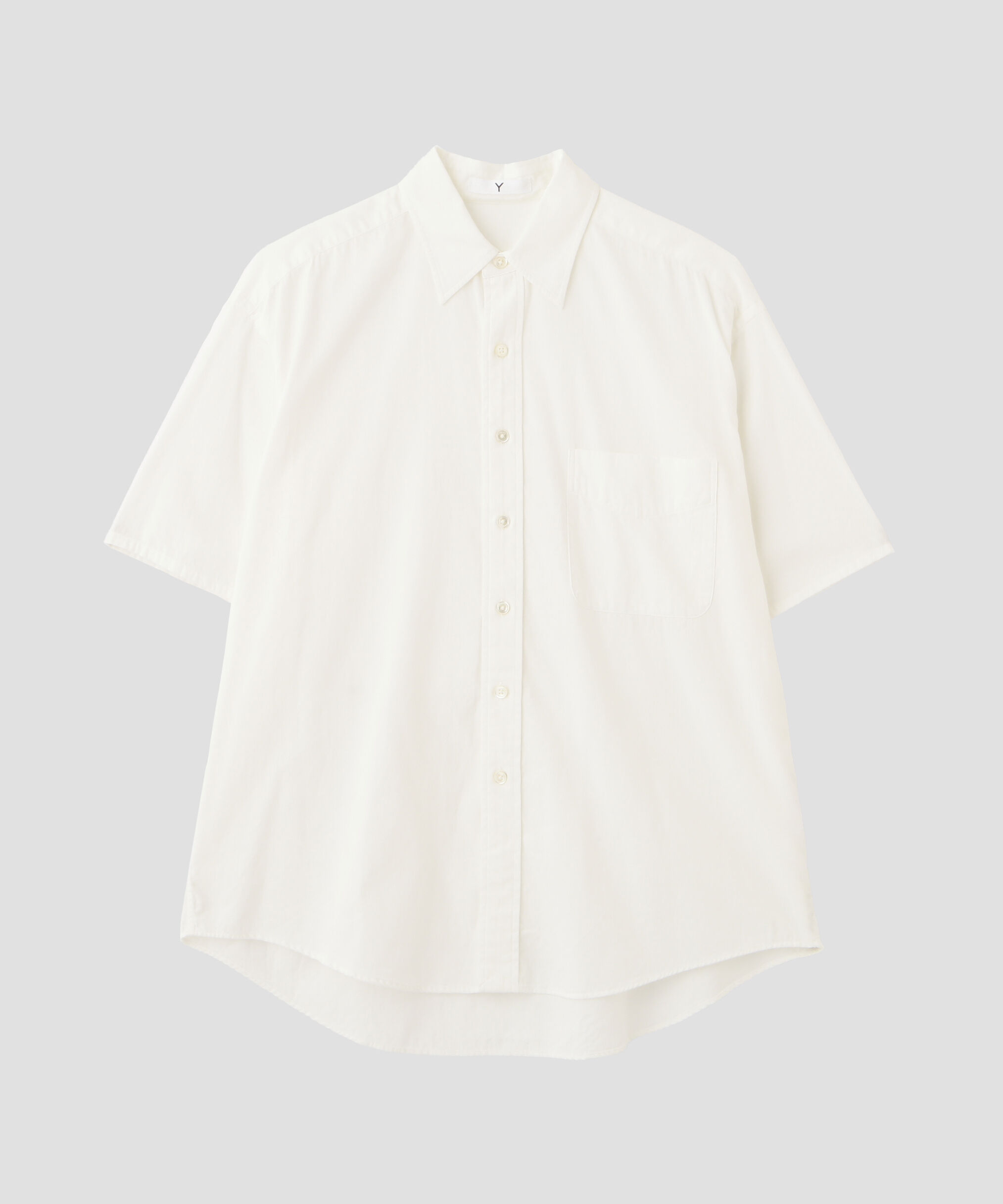 YLEVE 「Ｙ / ORGANIC COTTON WASHER SATIN SHORT SLEEVE SHIRT」|シャツ・ブラウス|
