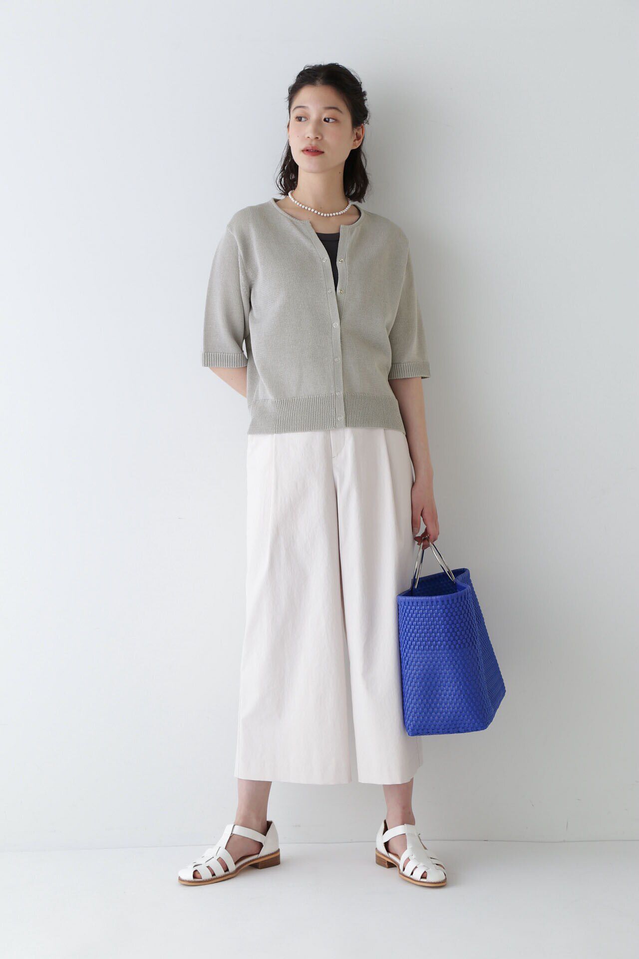  「◆ミドルゲージギマニットカーディガン」|ニット・セーター|