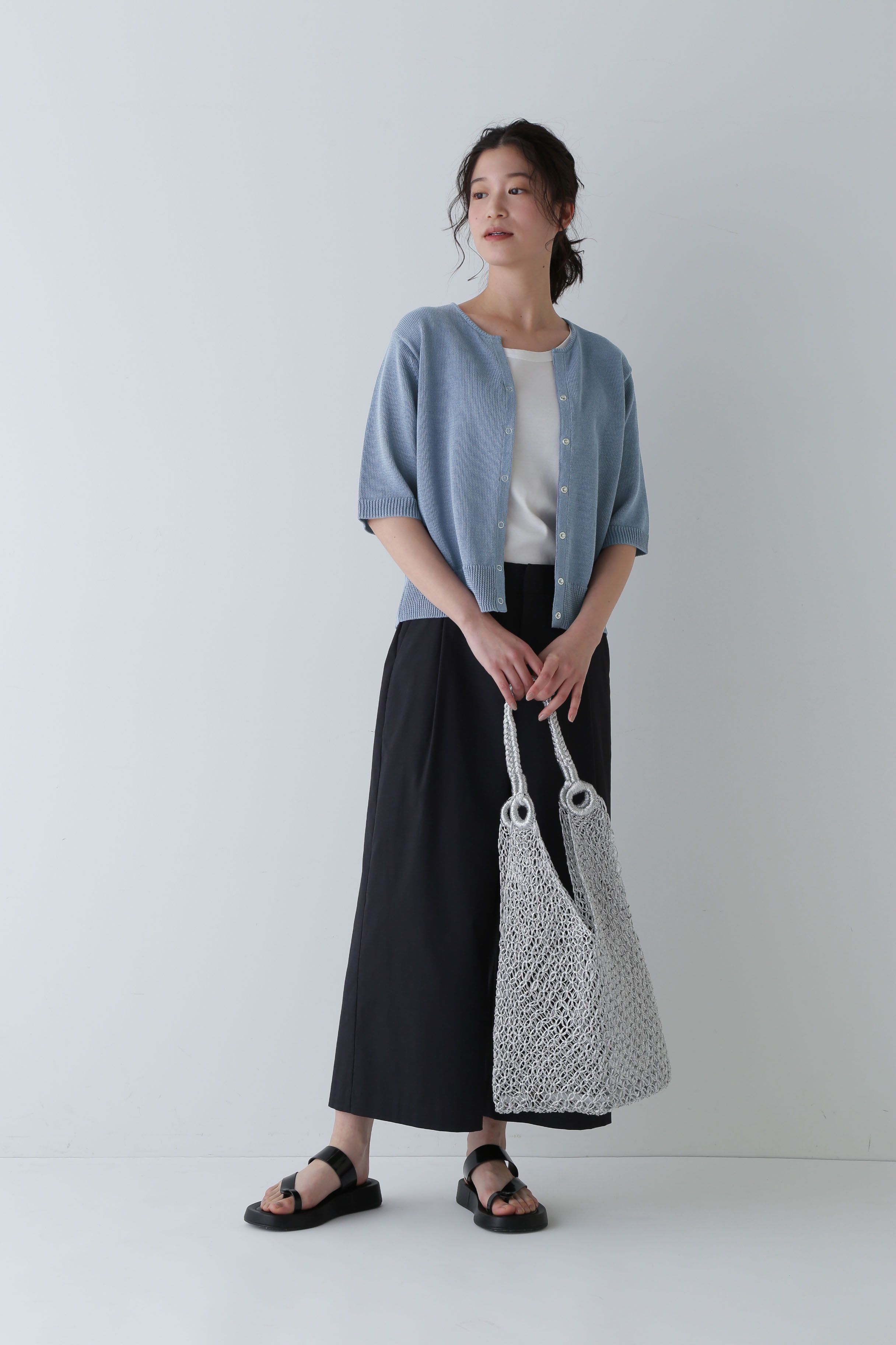  「◆ミドルゲージギマニットカーディガン」|ニット・セーター|